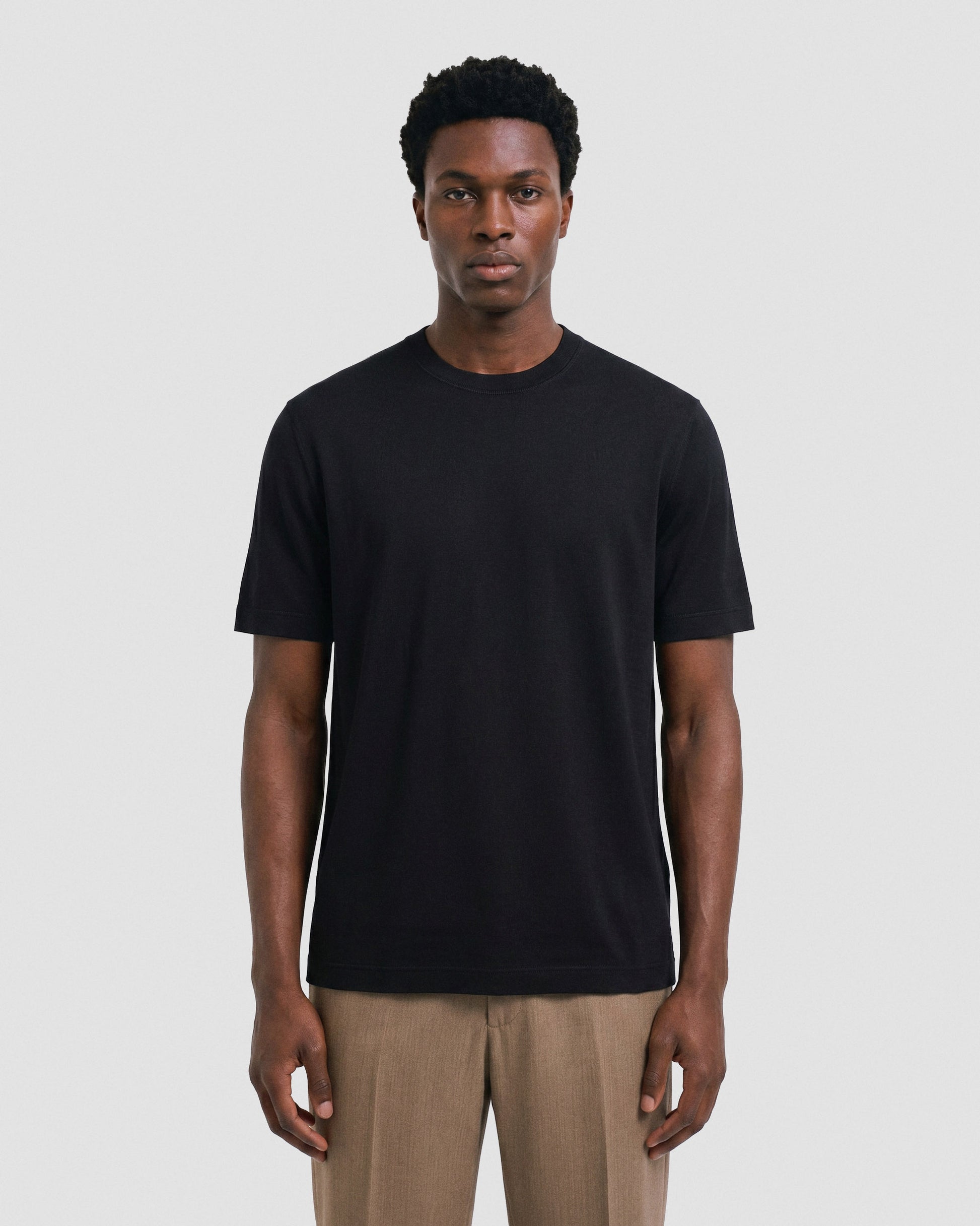 Short sleeve t-shirt BLACK | Filippo De Laurentiis
