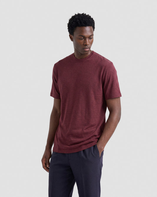 T-shirt bordeaux | Filippo De Laurentiis