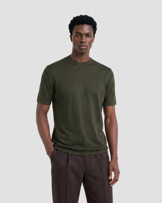 T-shirt MILITARY GREEN | Filippo De Laurentiis