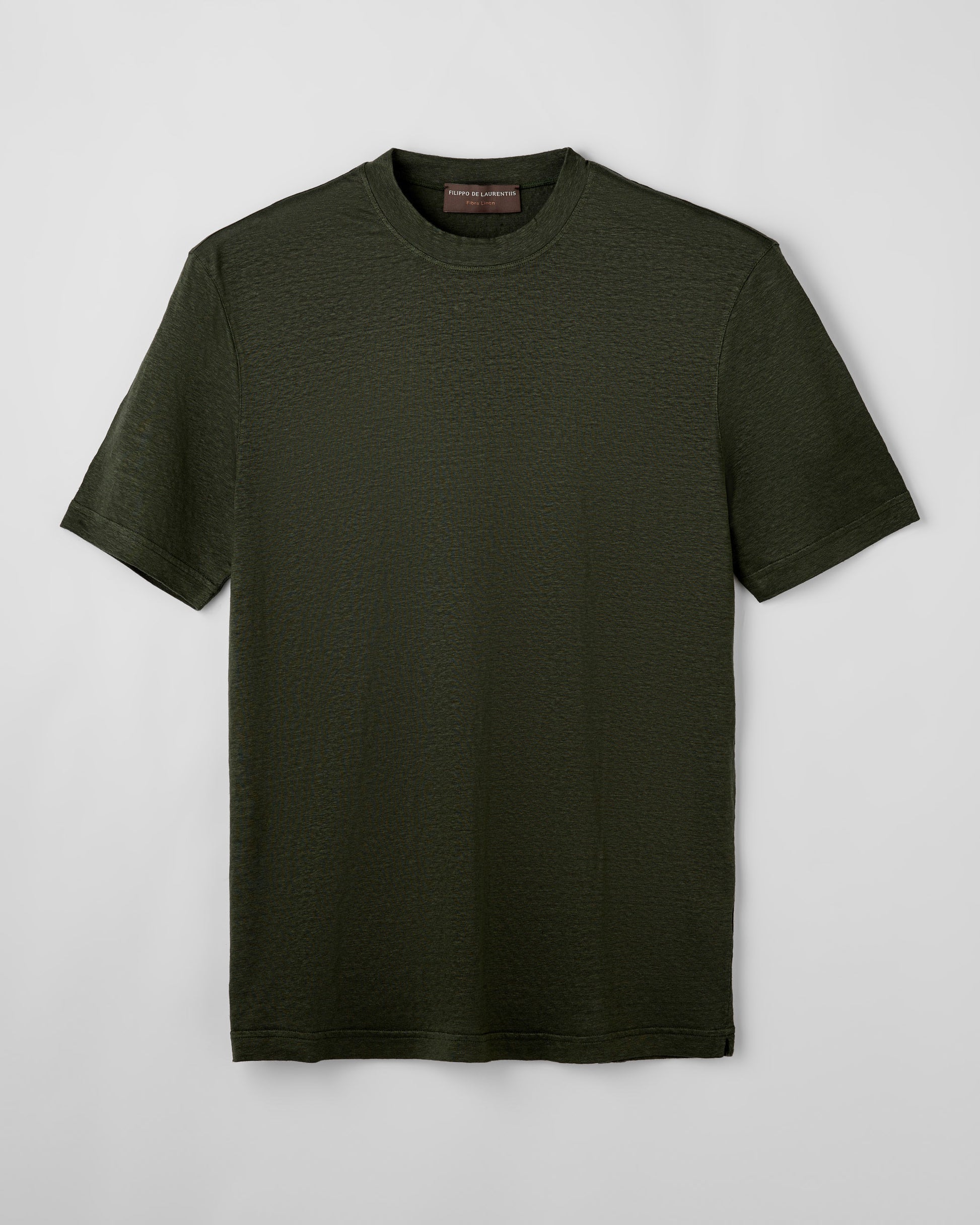 T-shirt lino Militare | Filippo De Laurentiis