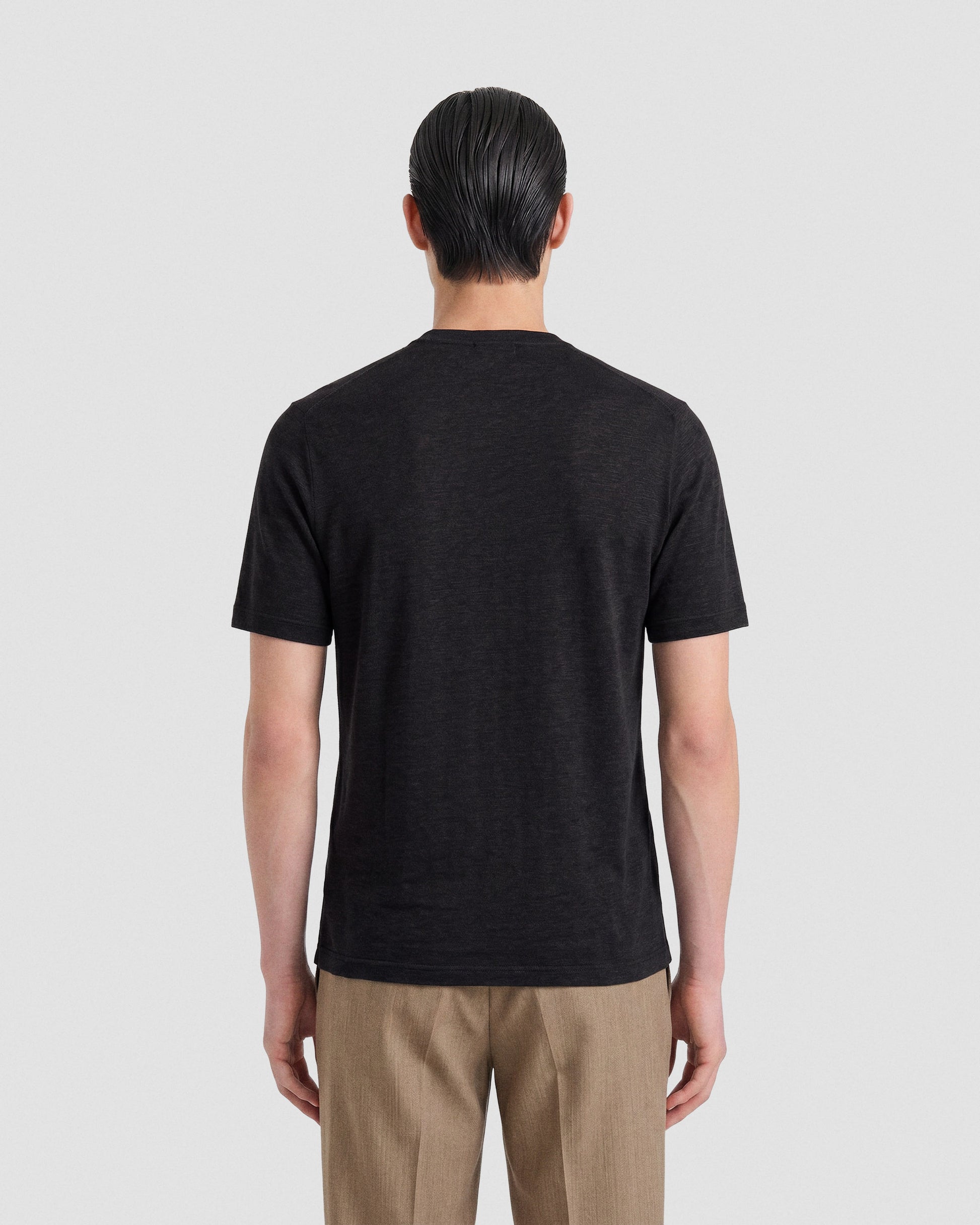 T-shirt lino Blu navy | Filippo De Laurentiis