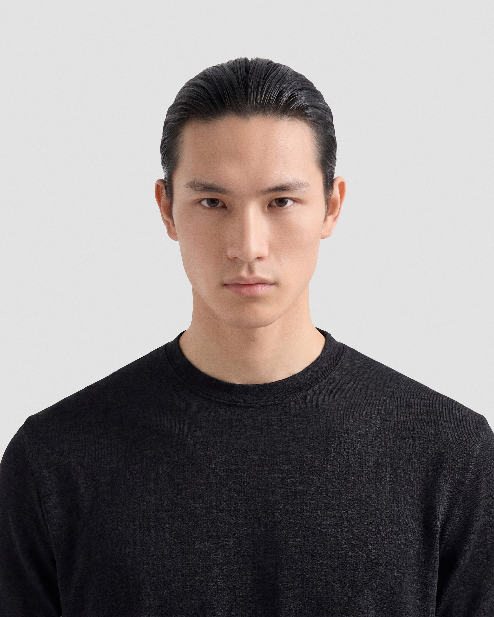 T-shirt lino Blu navy | Filippo De Laurentiis