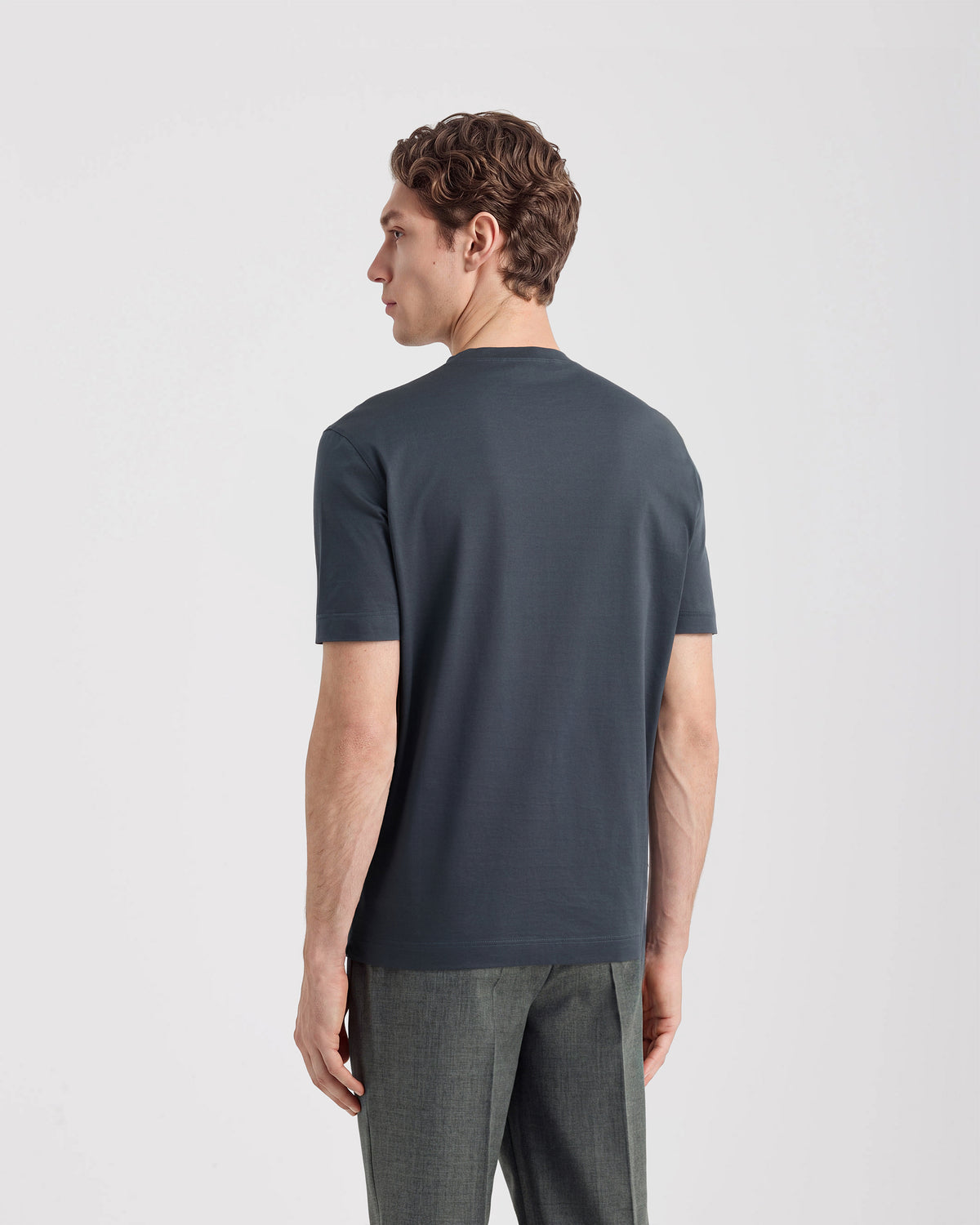 T-shirt Charcoal grey | Filippo De Laurentiis