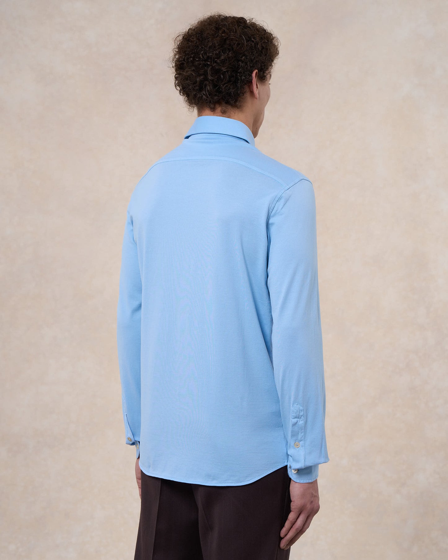 Camicia carta da zucchero in jersey di cotone 