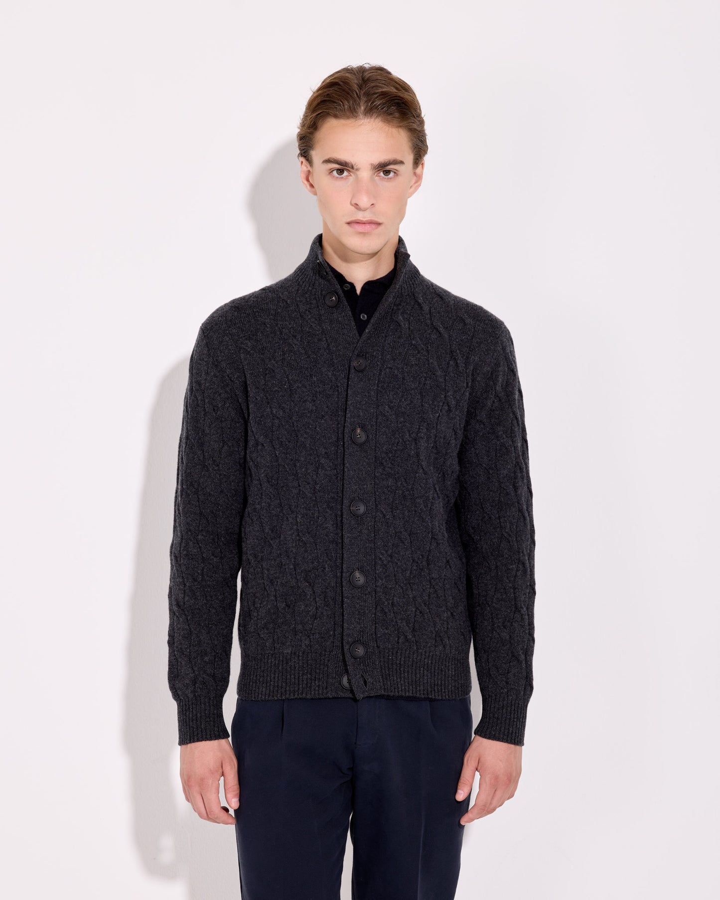 Cardigan a trecce