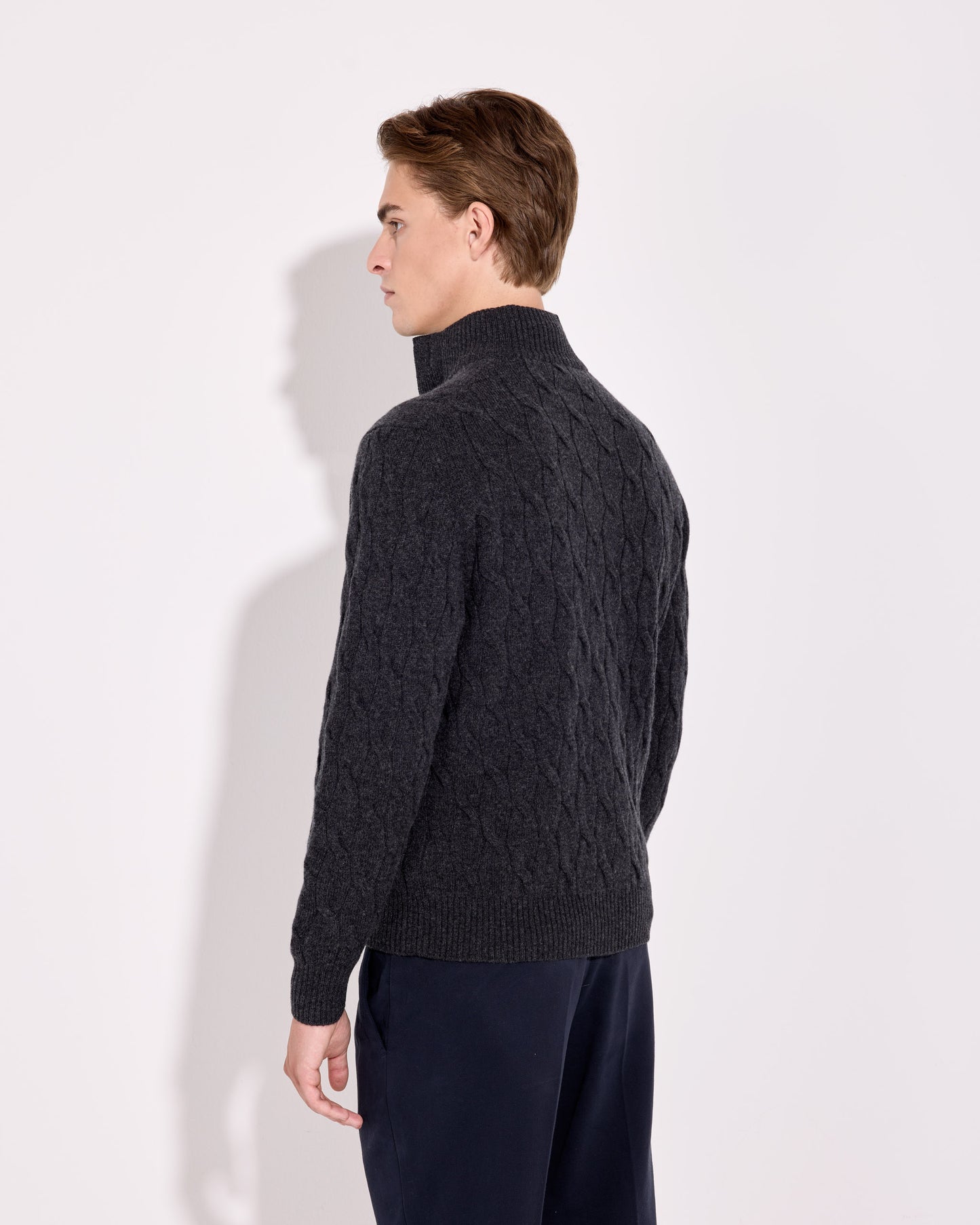 Cardigan a trecce