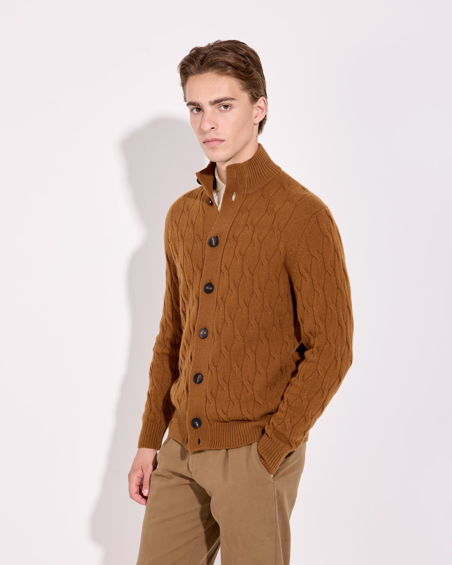 Cardigan a trecce