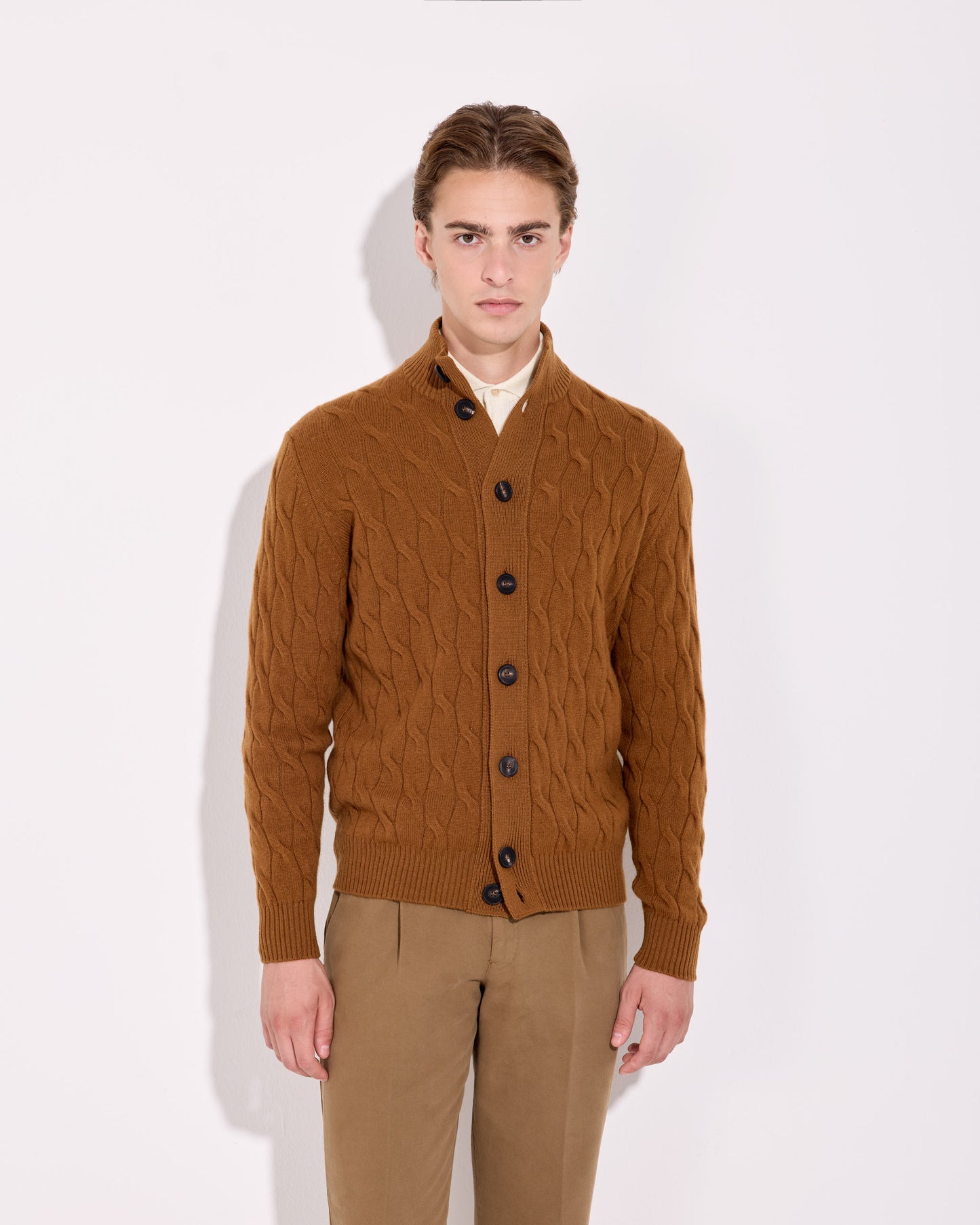 Cardigan a trecce