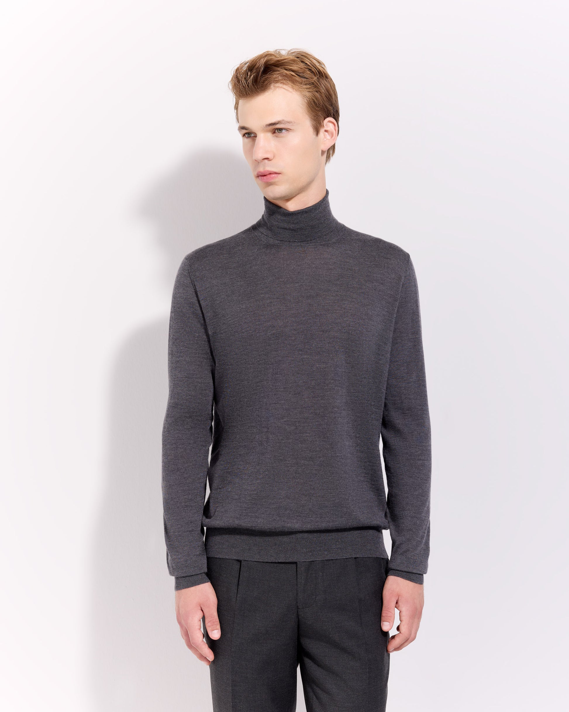 Dolcevita lana seta cashmere grafite