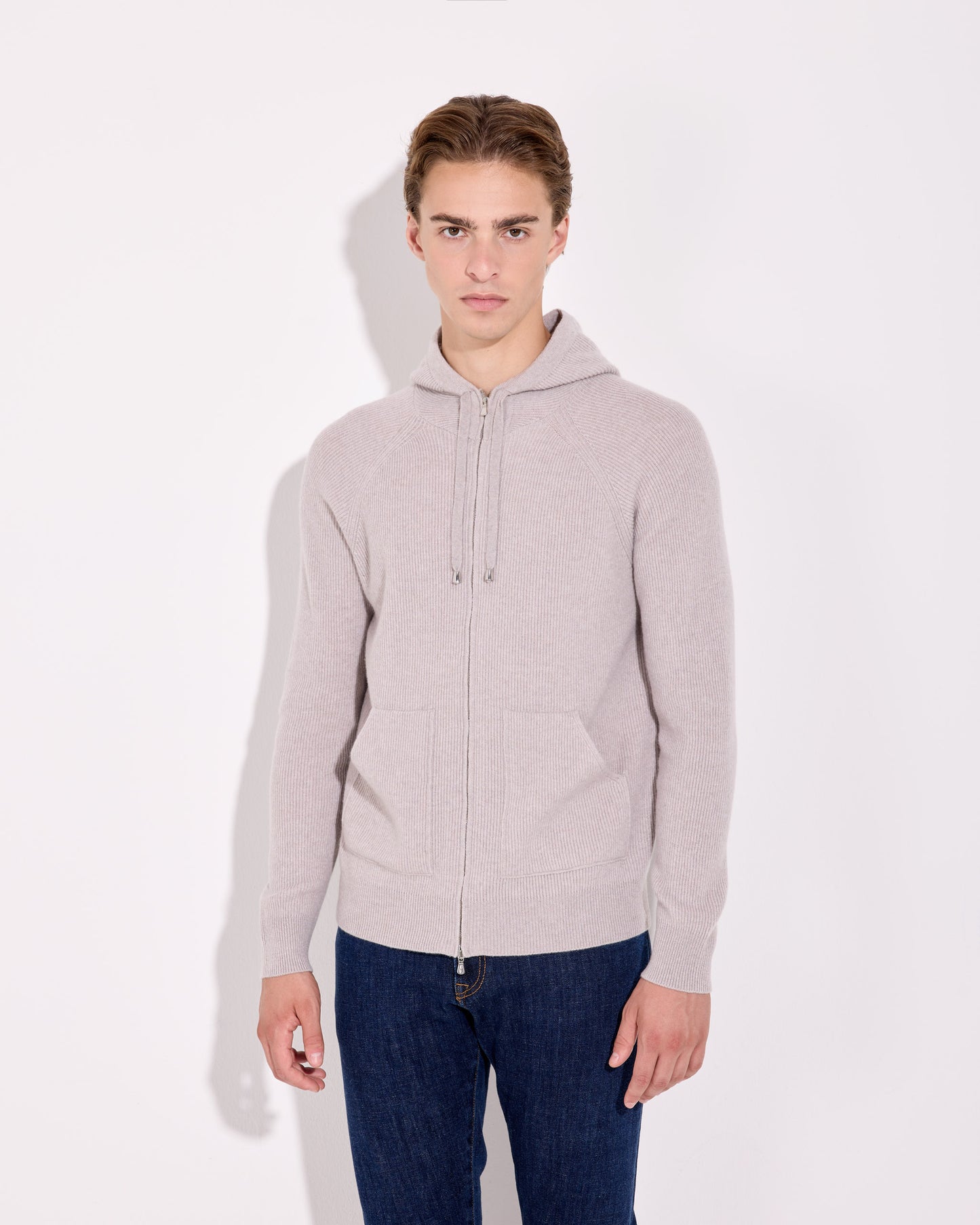 Fullzip cappuccio costa inglese