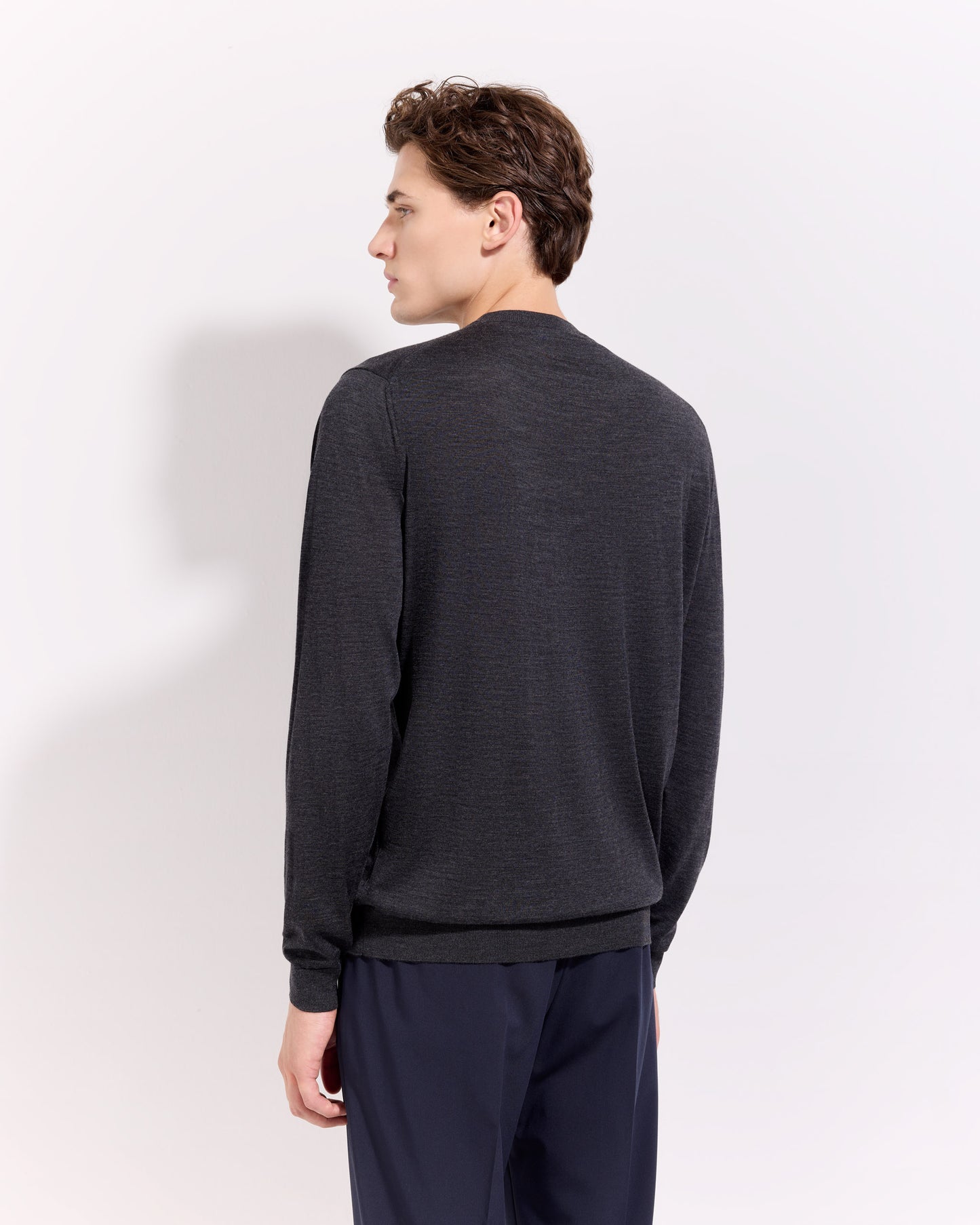 Girocollo 180s merino antracite