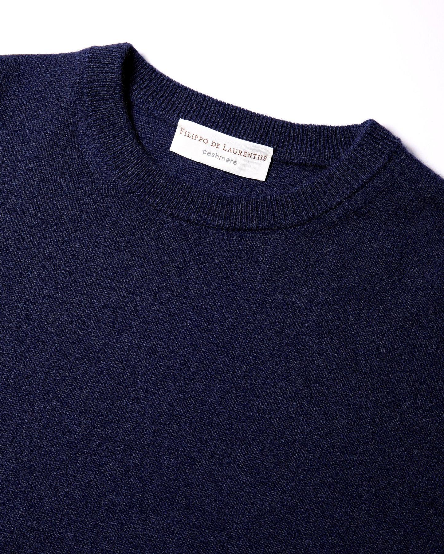 Girocollo cashmere inchiostro