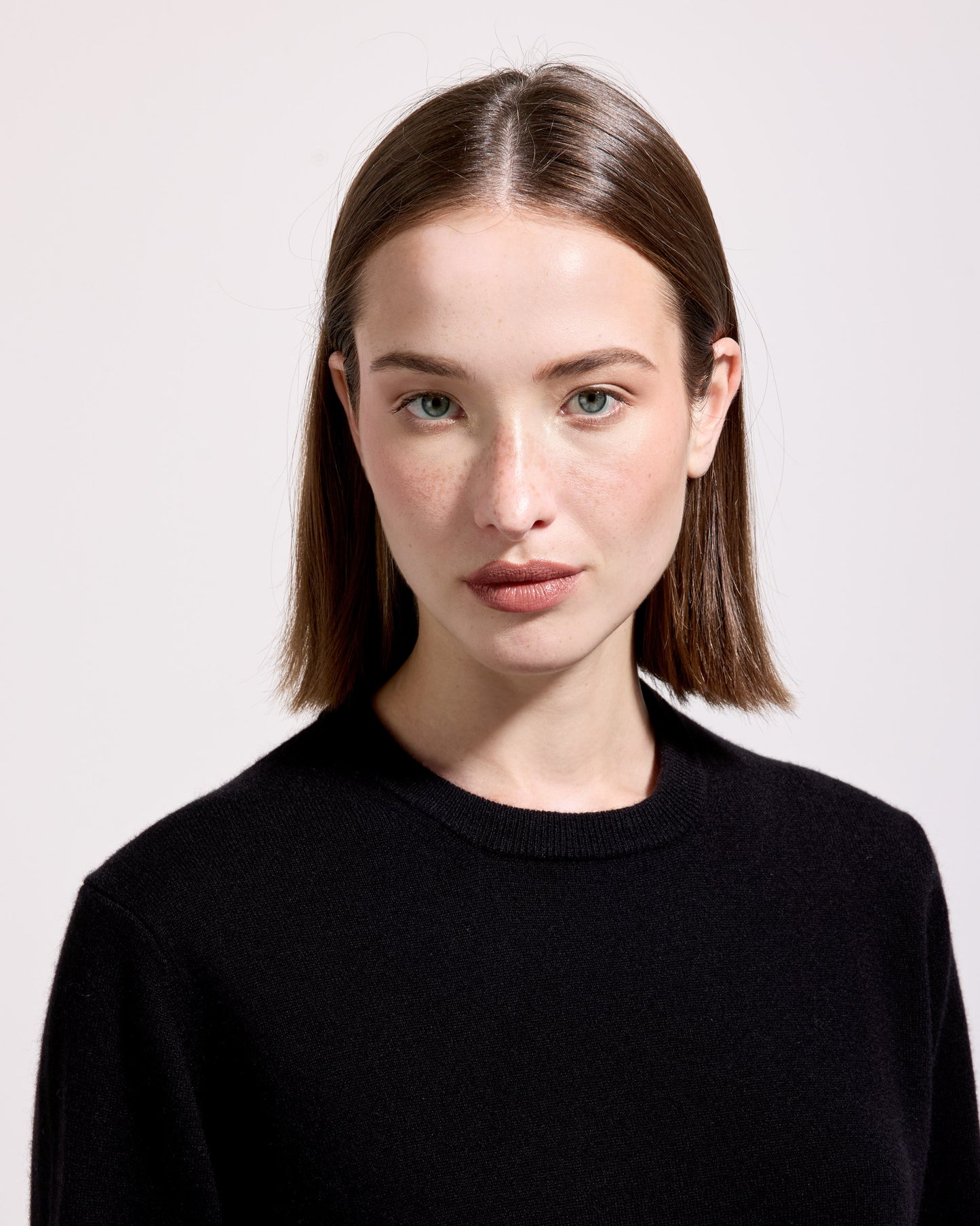 Girocollo cashmere nero 