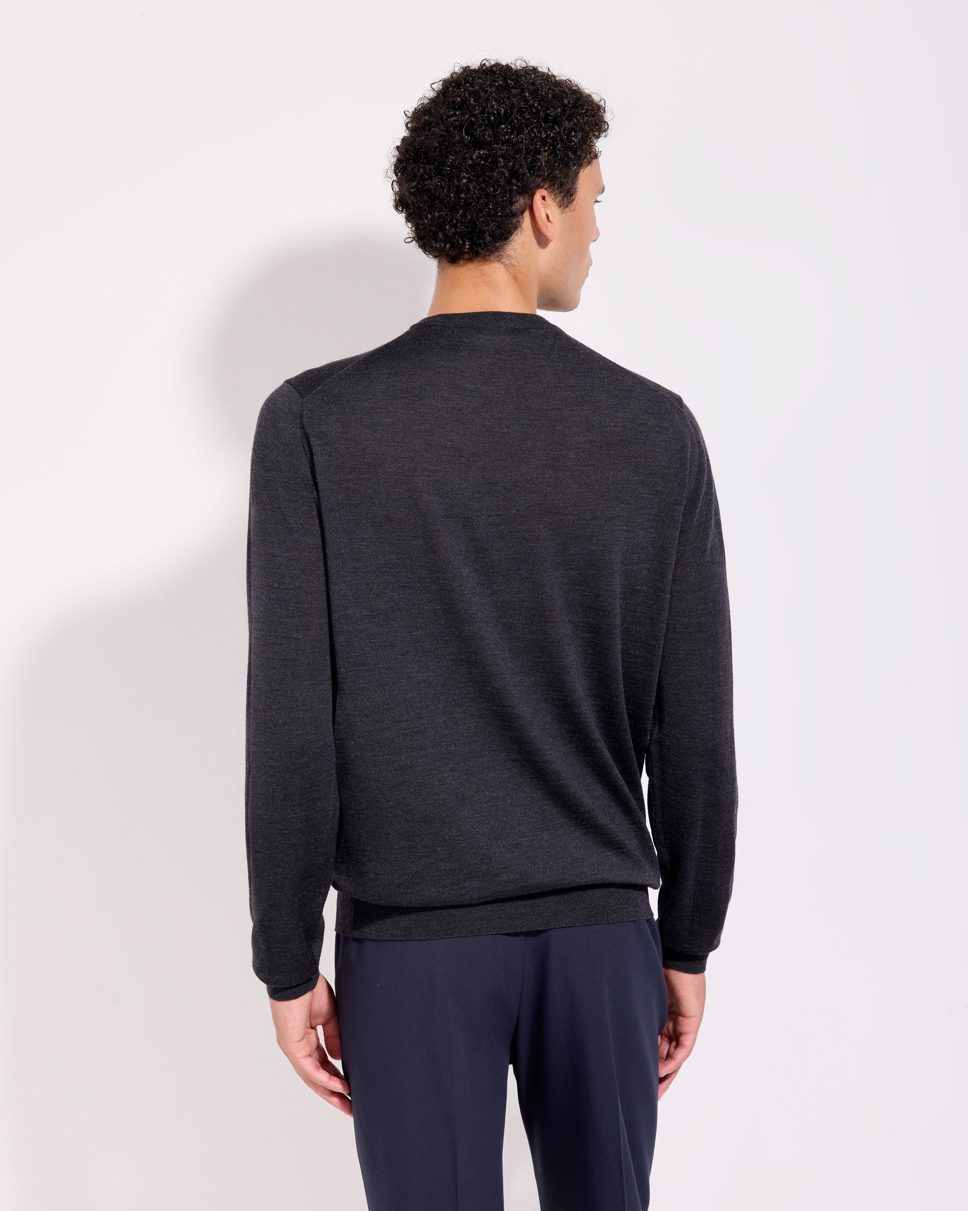 Girocollo royal merino antracite