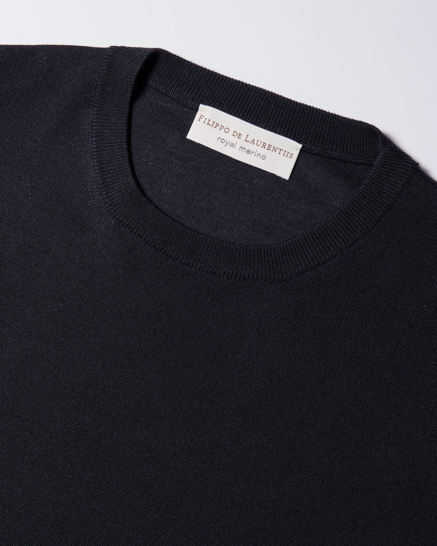 Girocollo royal merino blu navy