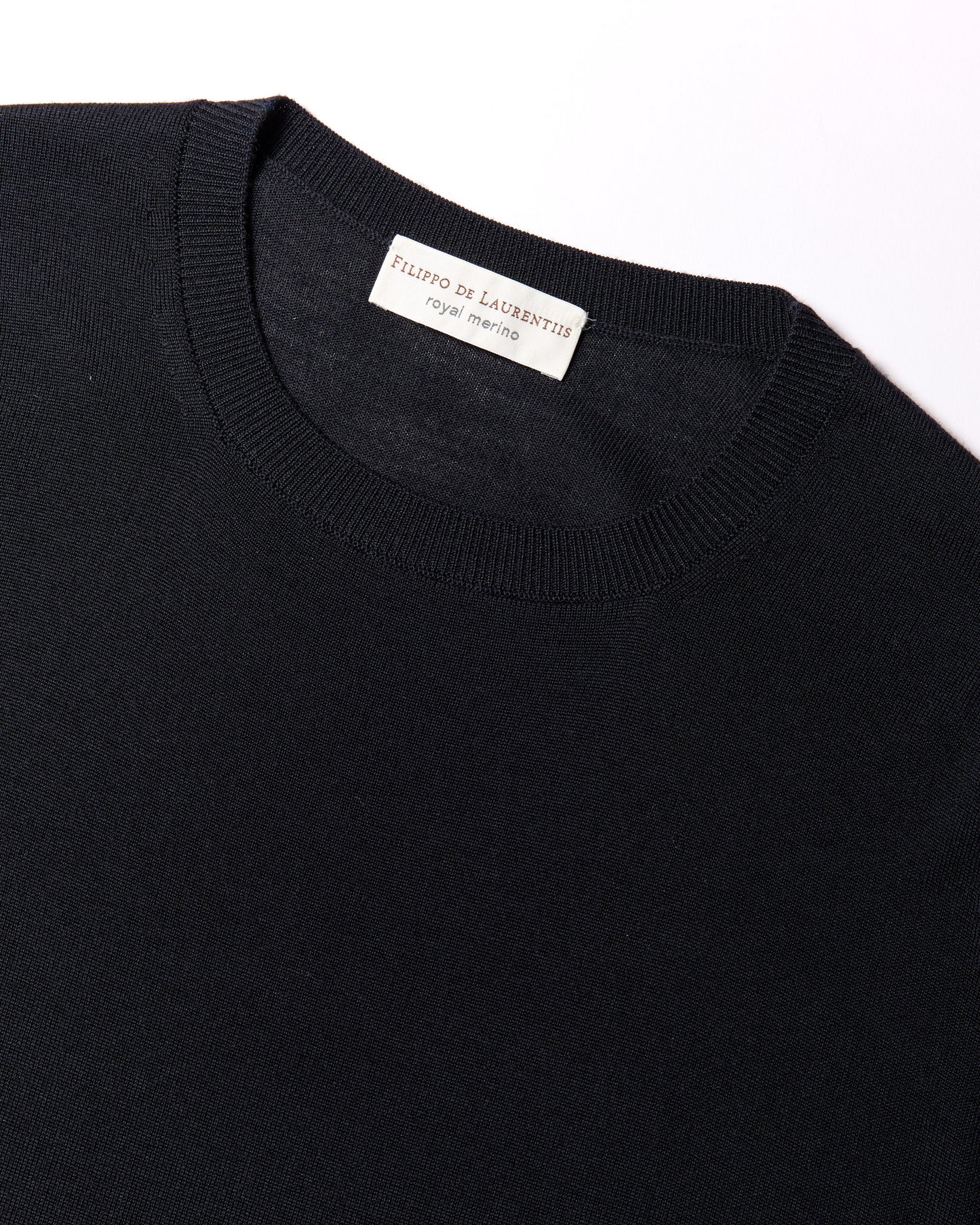 Girocollo royal merino blu navy