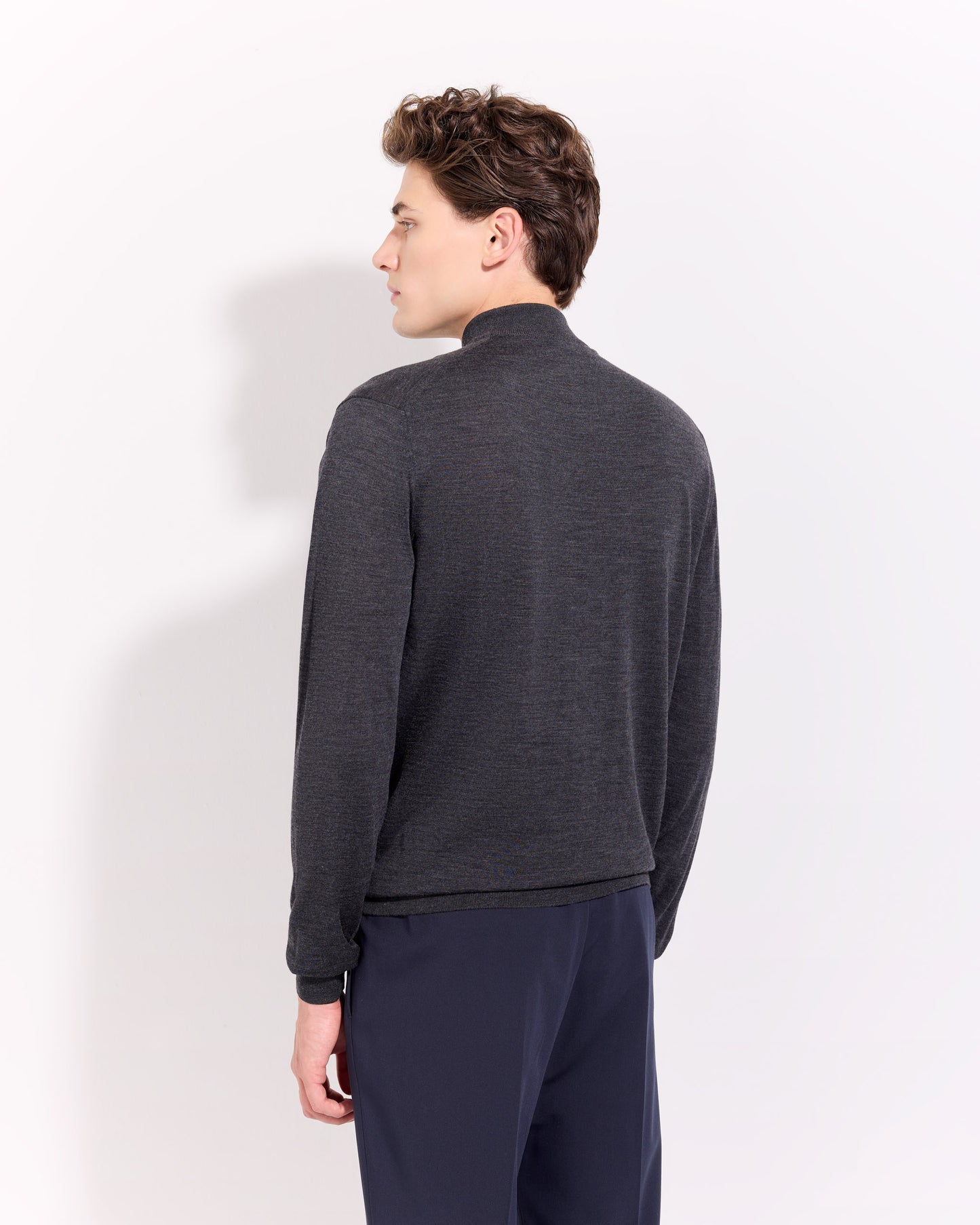 Lupetto 180s merino antracite