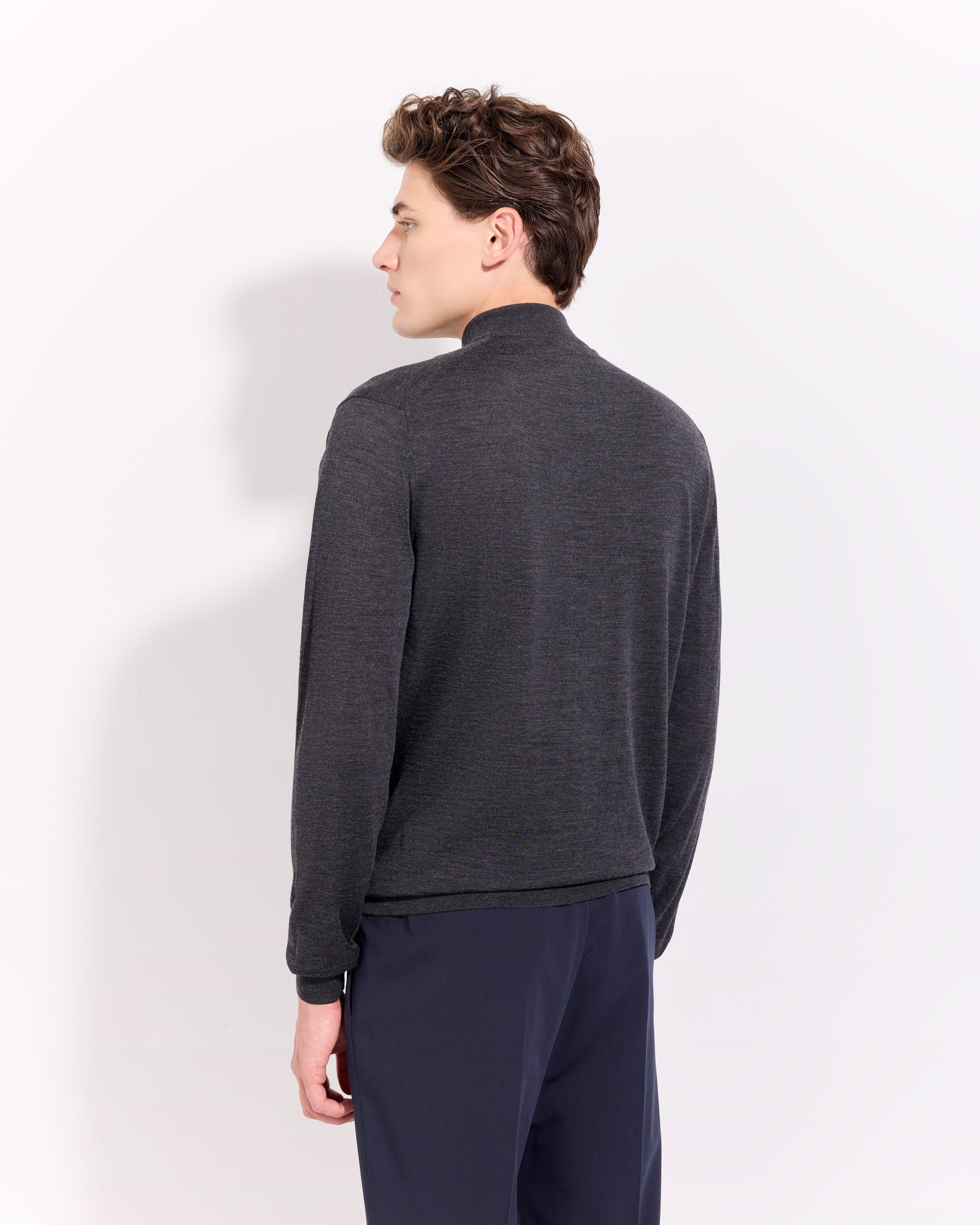 Lupetto 180s merino antracite