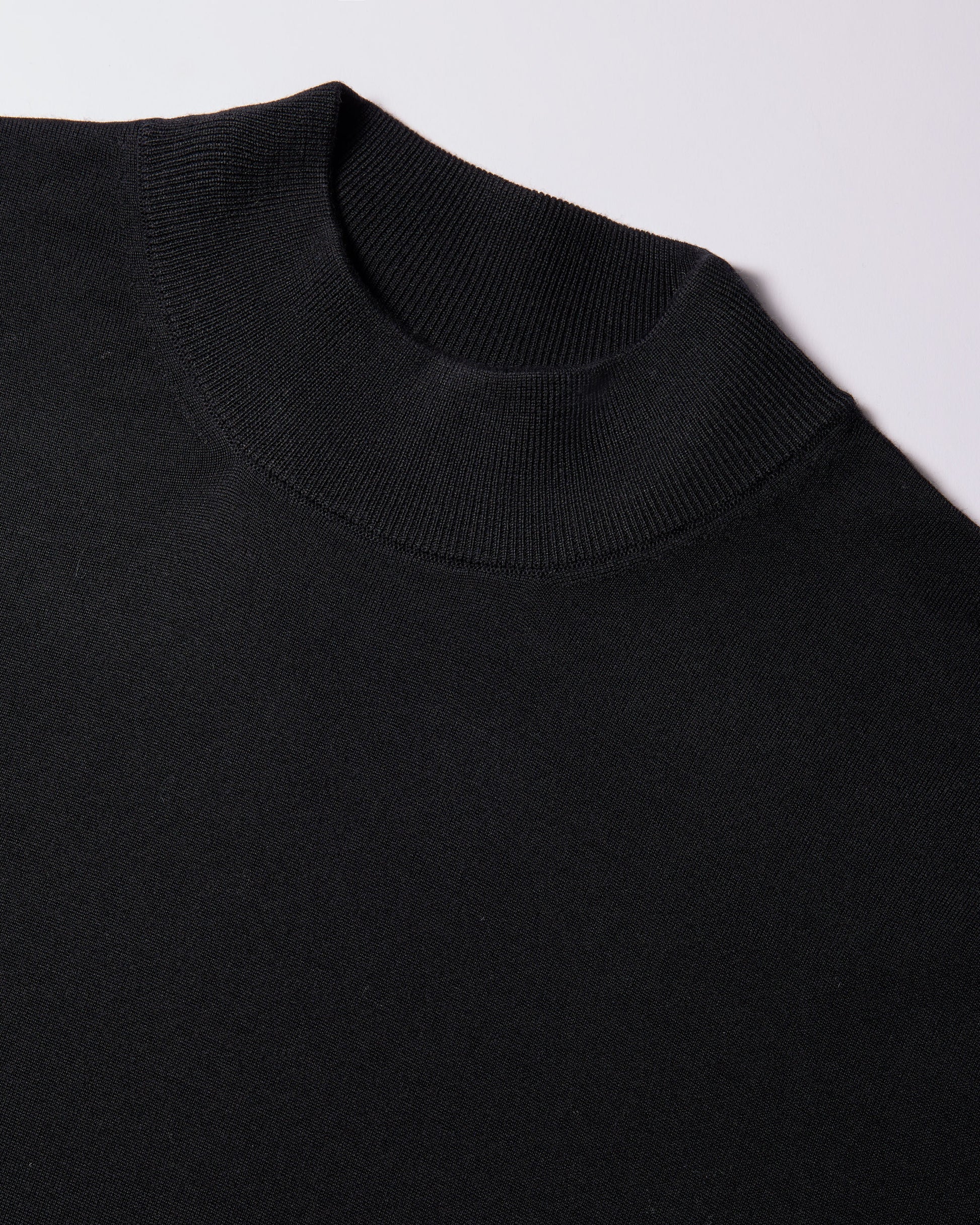 Lupetto 180s merino nero