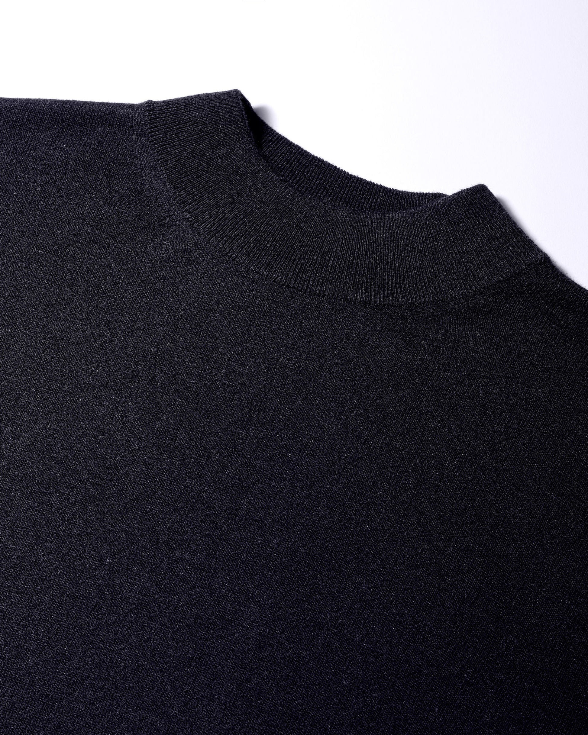 Lupetto lana cashmere blu navy