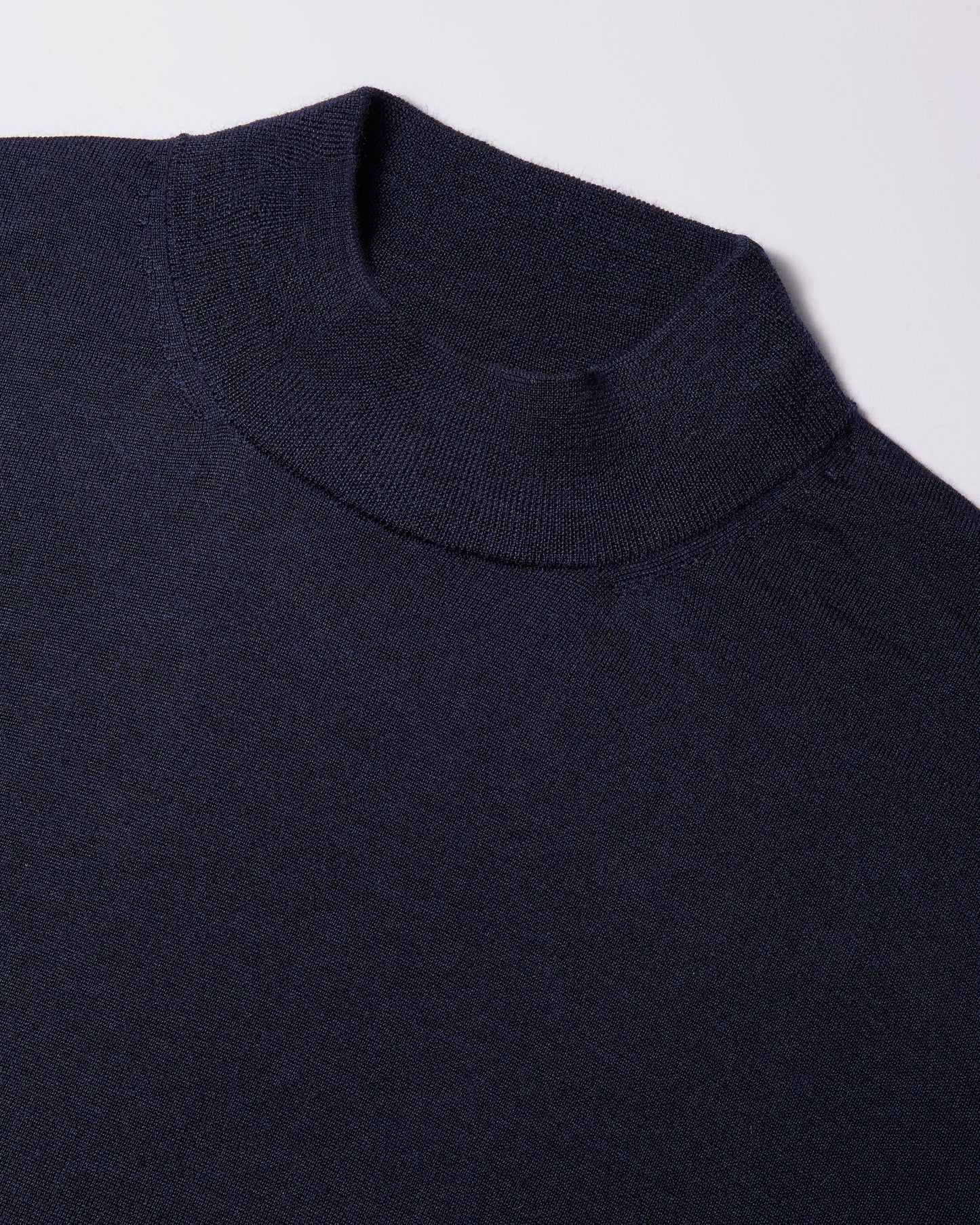 Lupetto lana seta cashmere blu navy