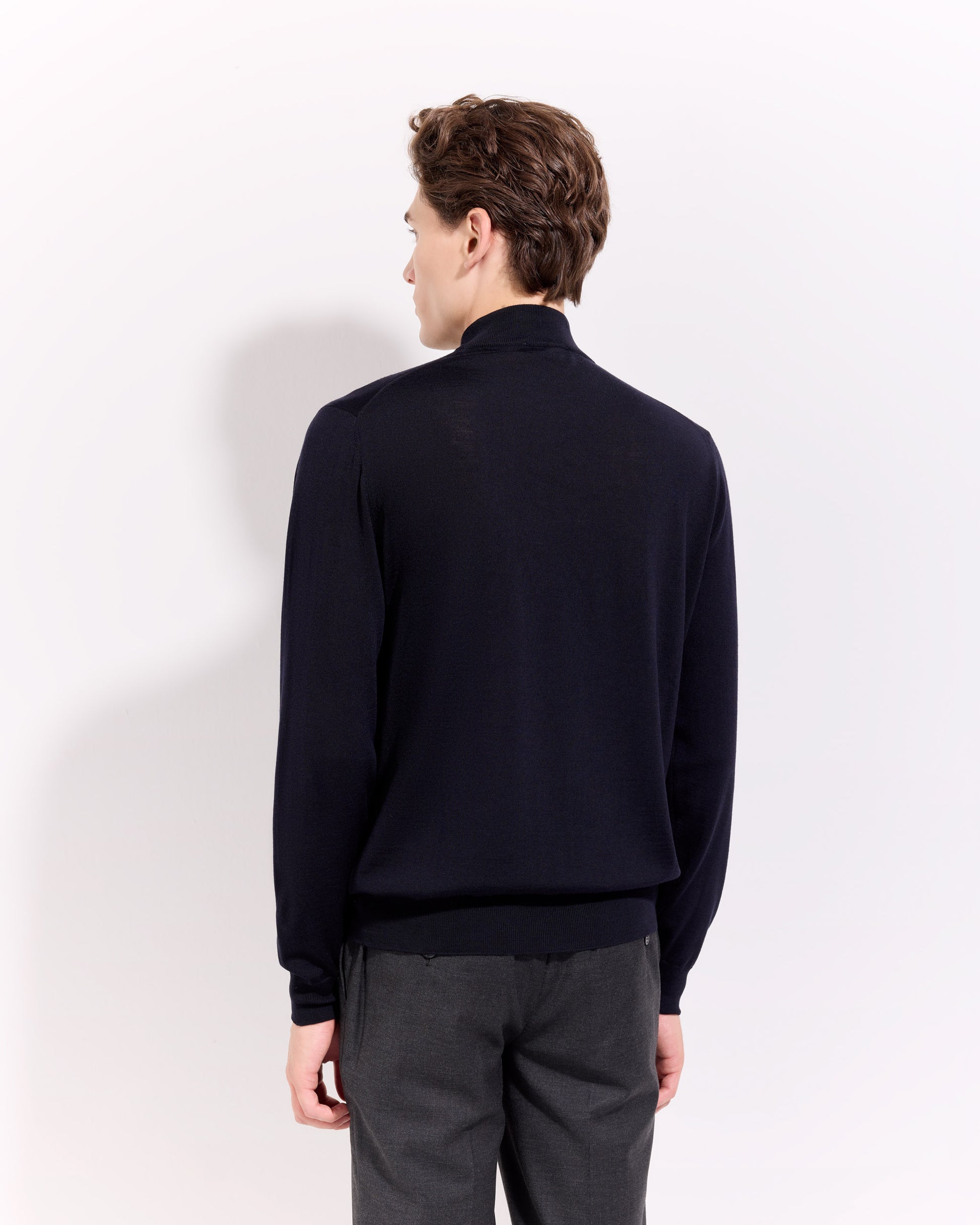 Lupetto royal merino blu navy