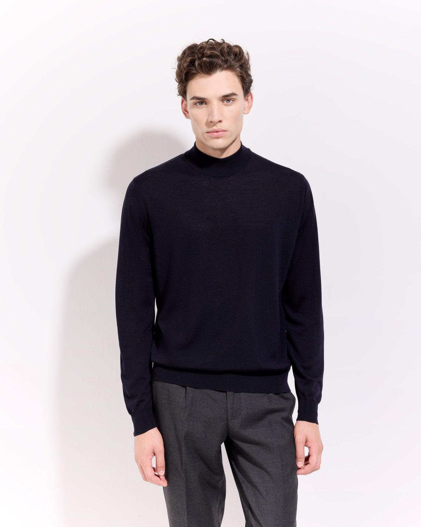 Lupetto royal merino blu navy