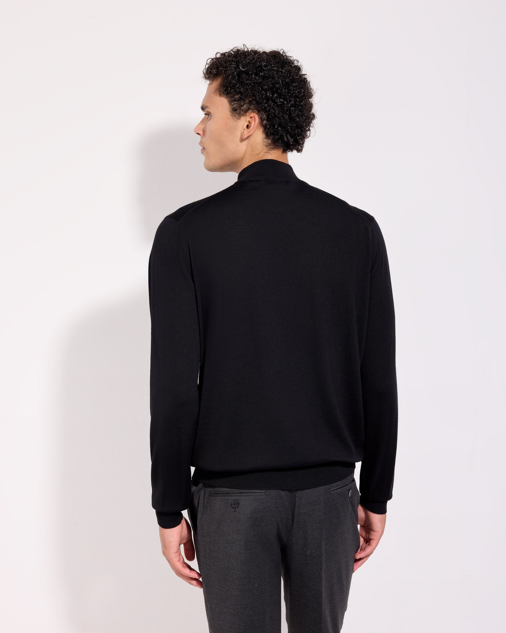 Lupetto royal merino nero