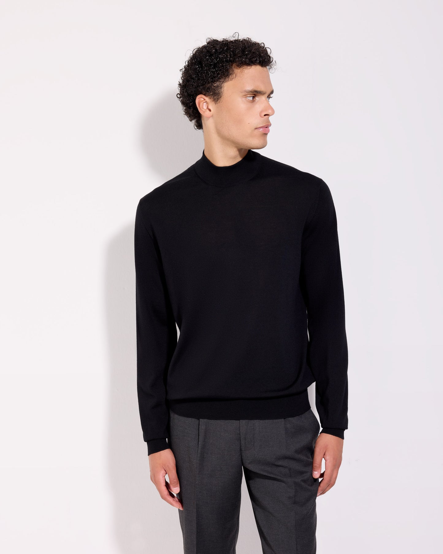 Lupetto royal merino nero