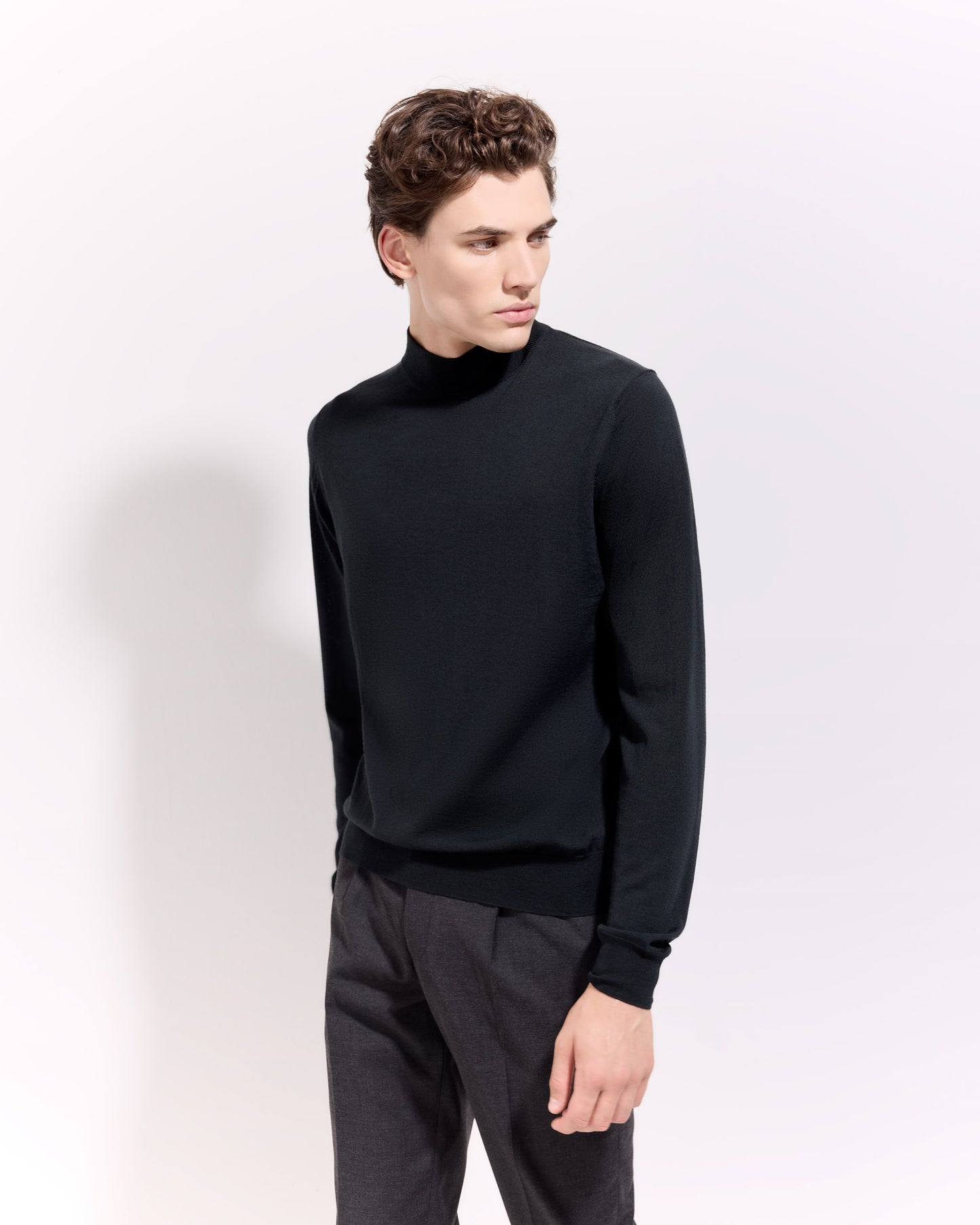 Lupetto royal merino verde scuro