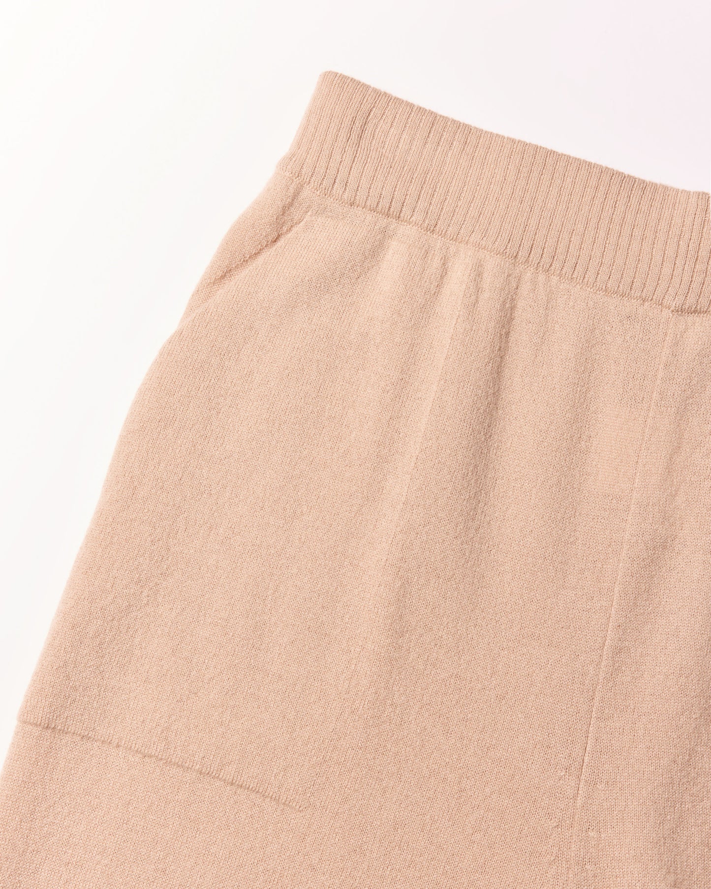 Pantalone lana cashmere seta cammello chiaro
