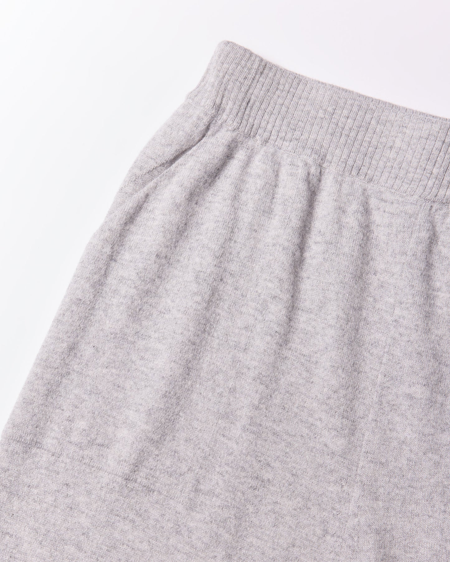 Pantalone lana cashmere seta grigio perla