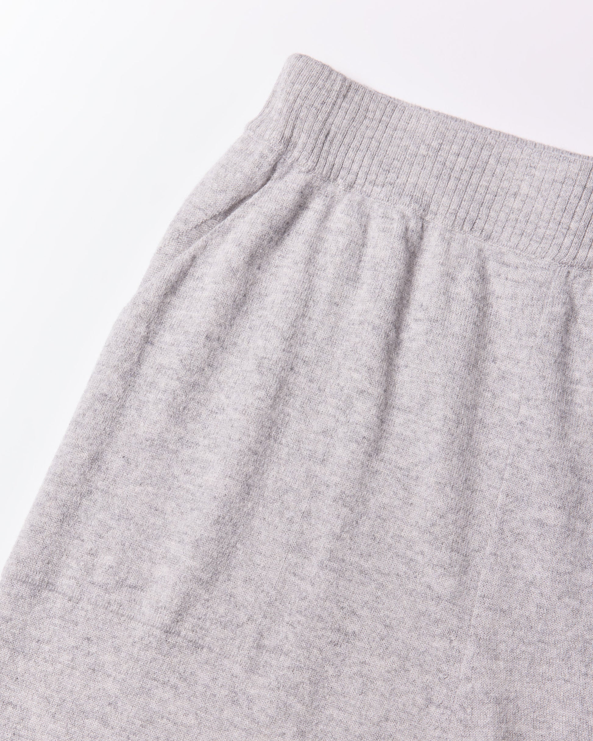 Pantalone lana cashmere seta grigio perla
