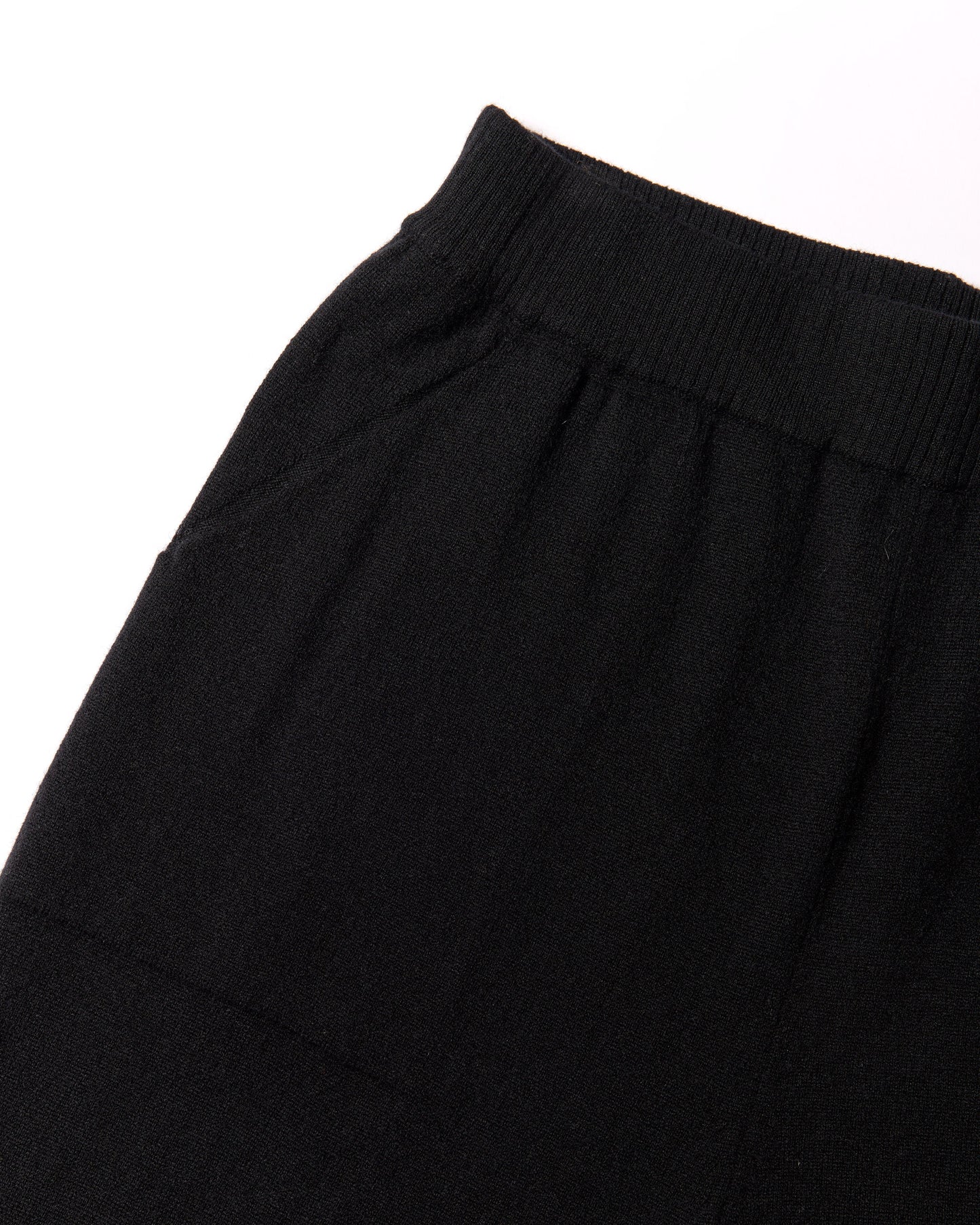Pantalone lana cashmere seta nero 