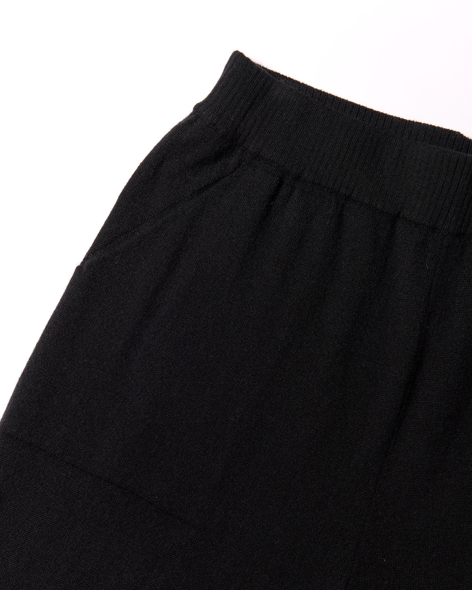 Pantalone lana cashmere seta nero 