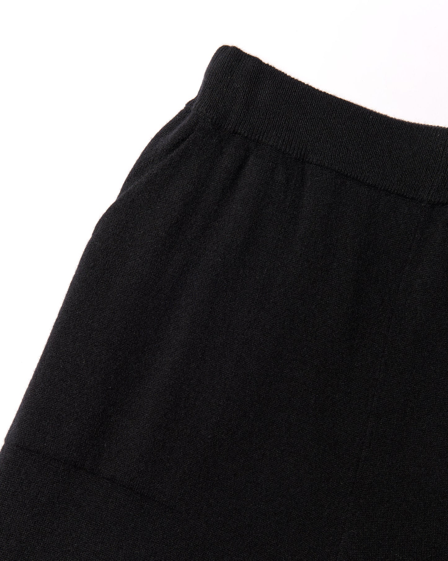 Pantalone palazzo lana seta cashmere nero 