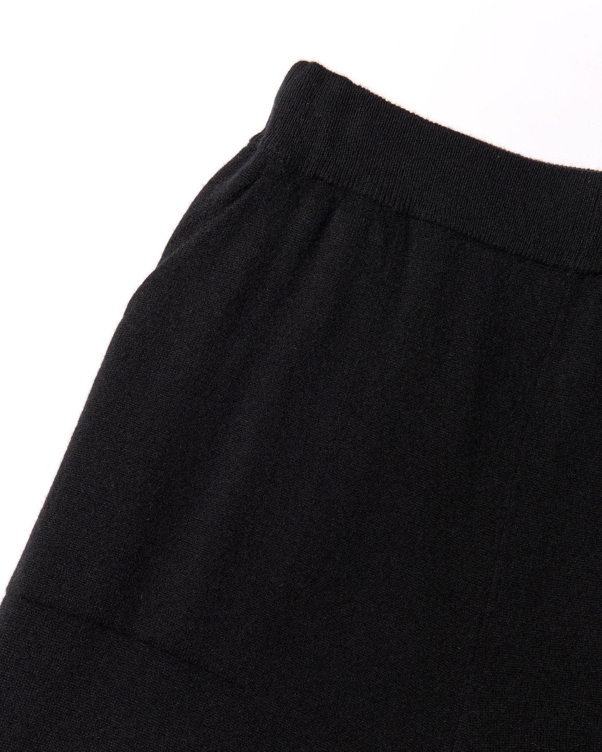 Pantalone palazzo lana seta cashmere nero 