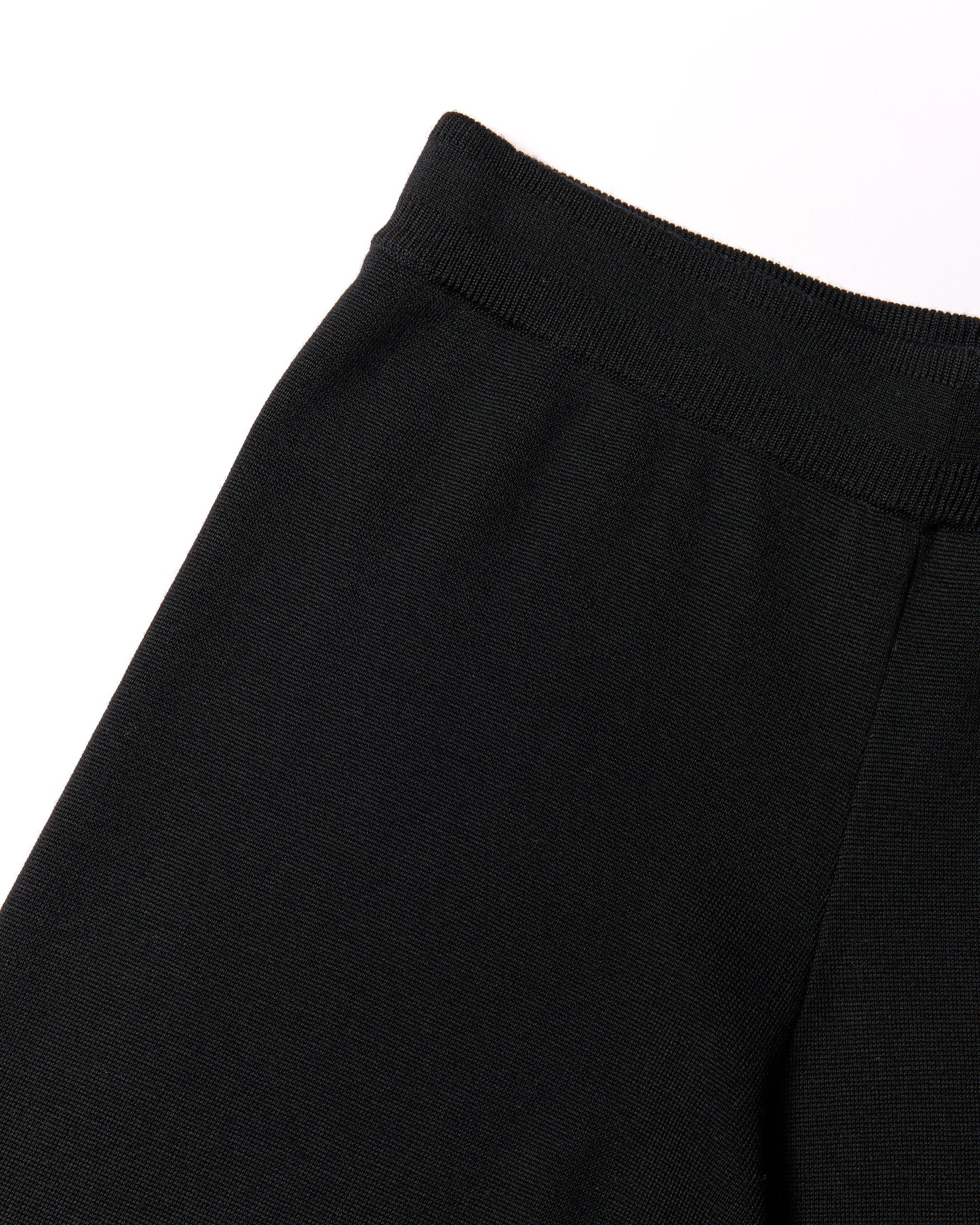 Pantalone palazzo punto milano royal merino nero 