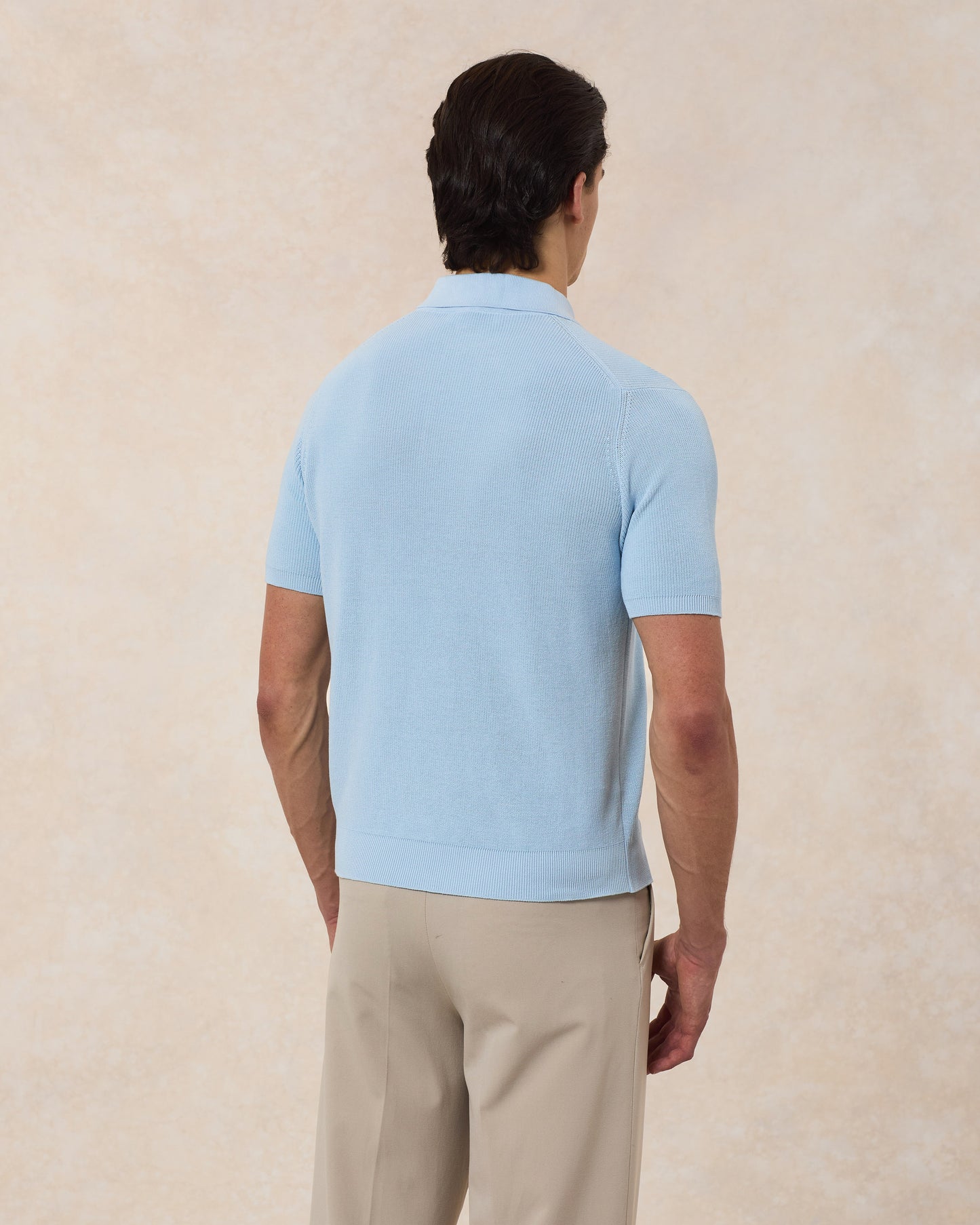 Polo Cotone Crepe Punto Pannocchia