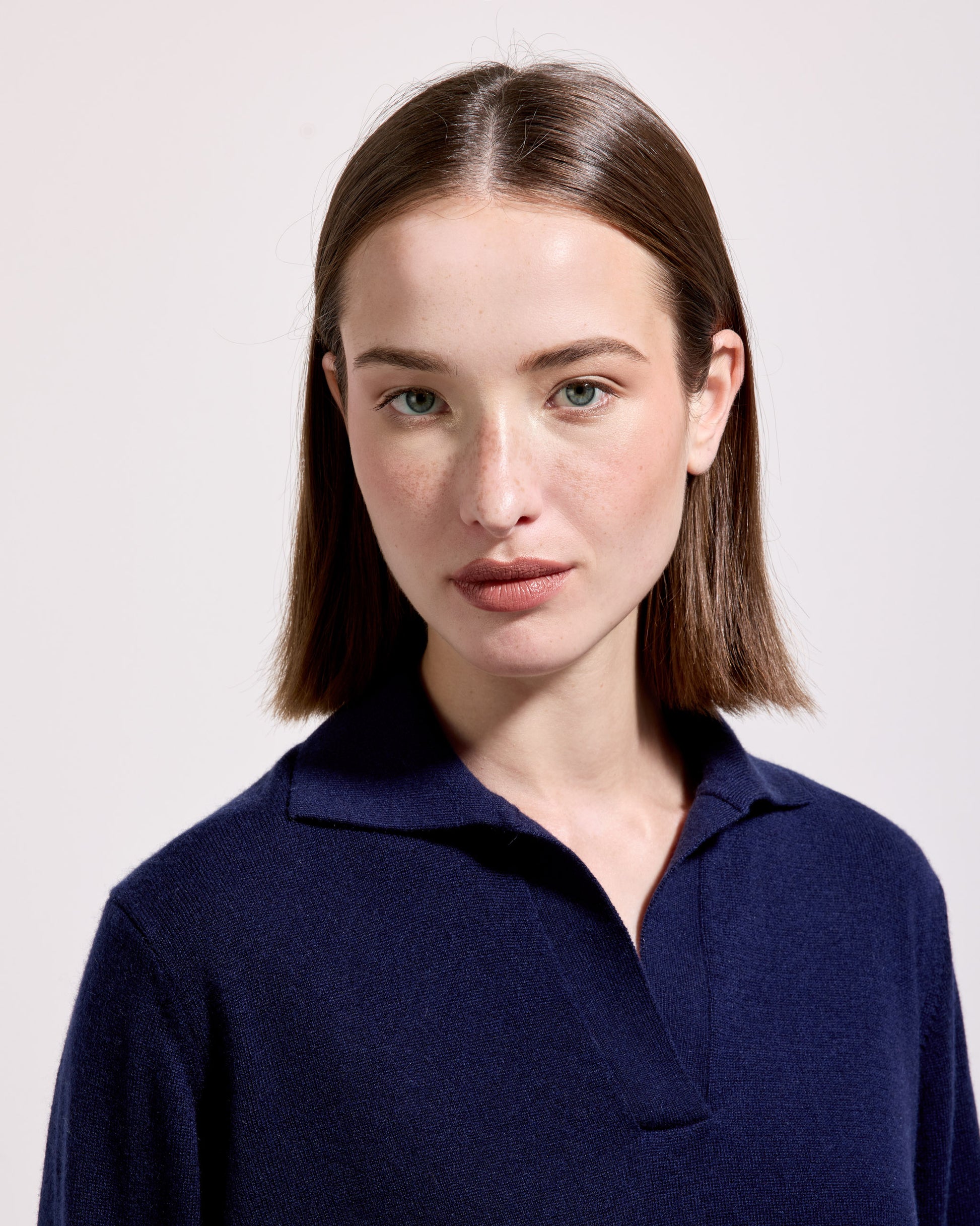 Polo skipper cashmere inchiostro
