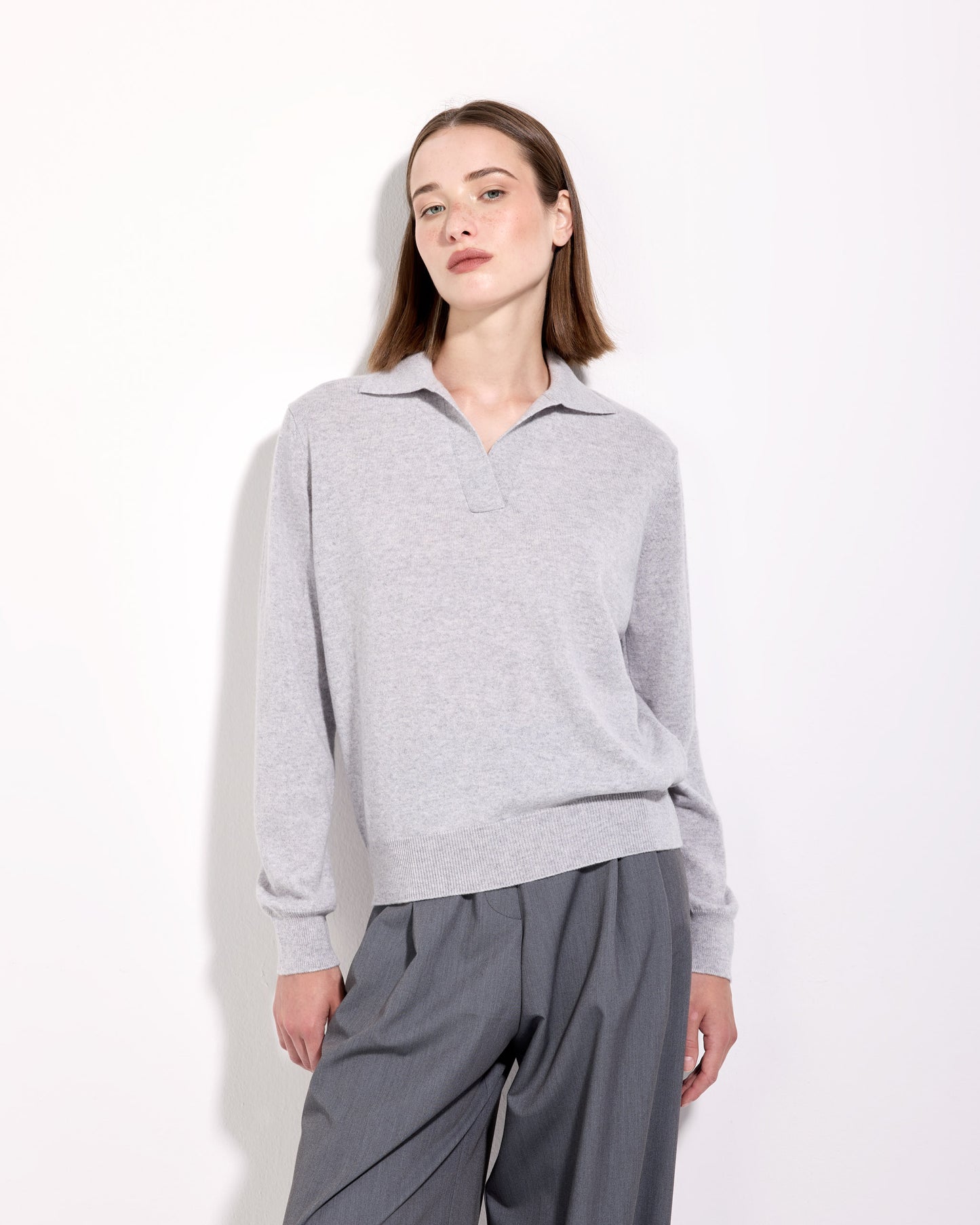 Polo skipper cashmere platino