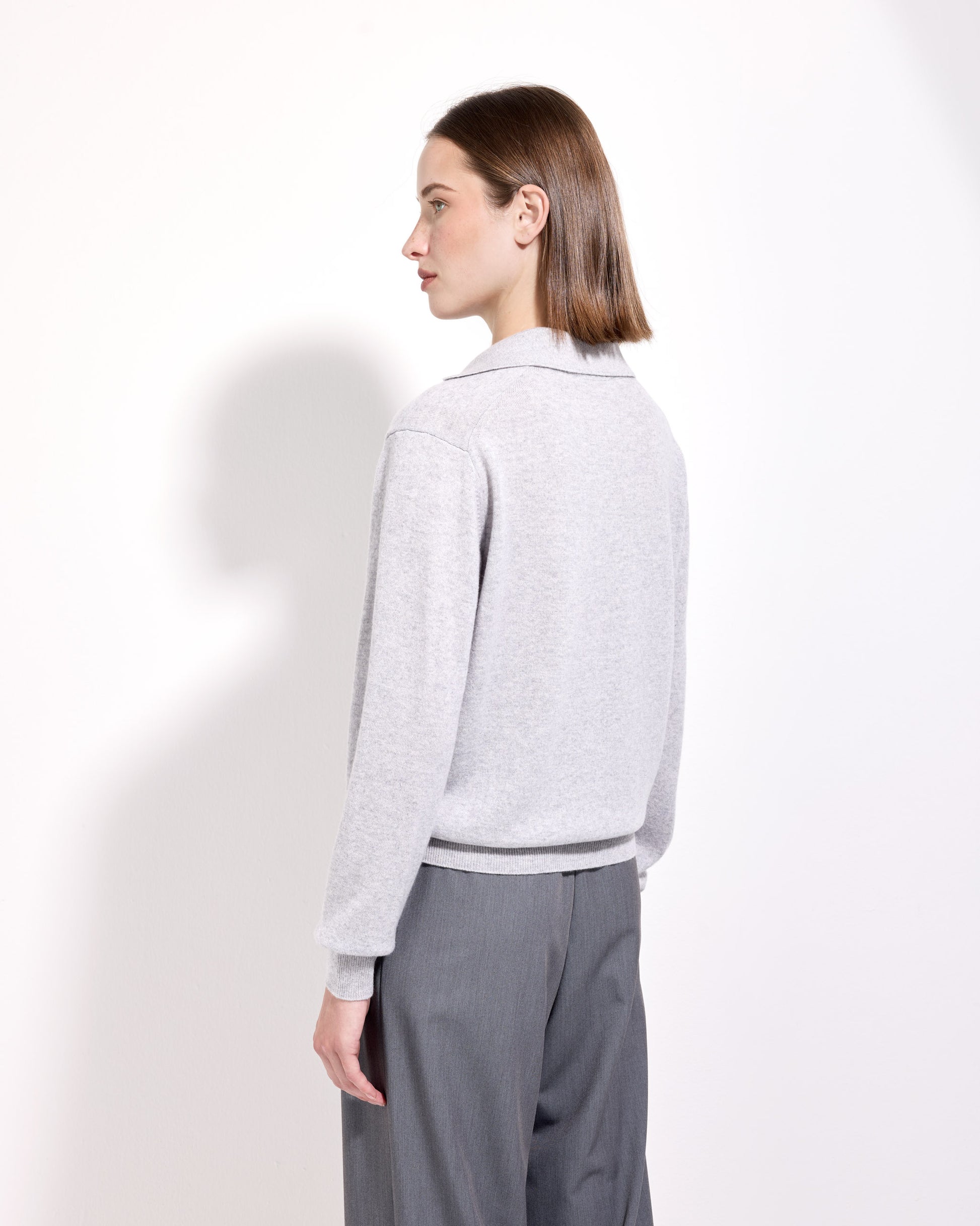 Polo skipper cashmere platino