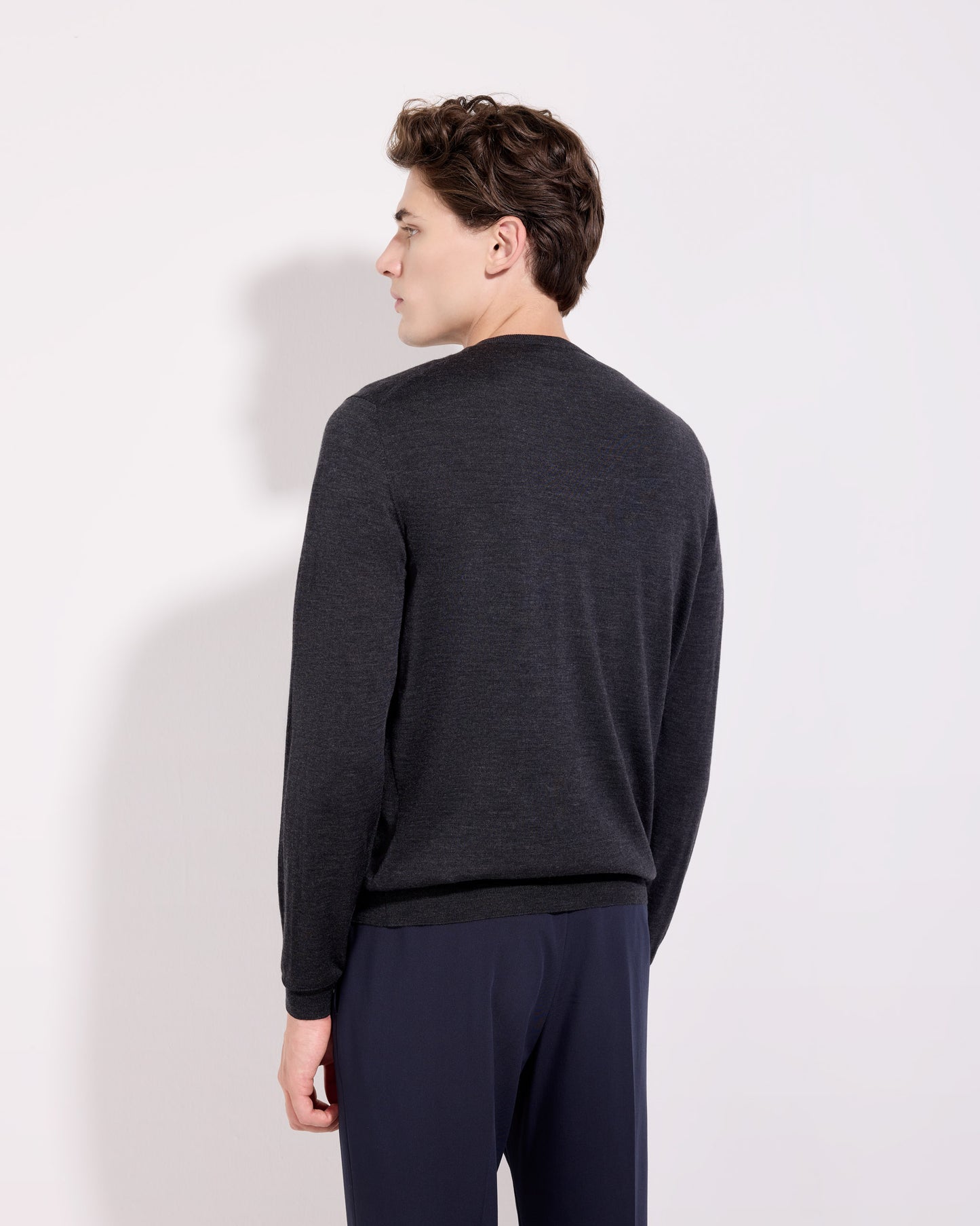 Scollo v royal merino antracite