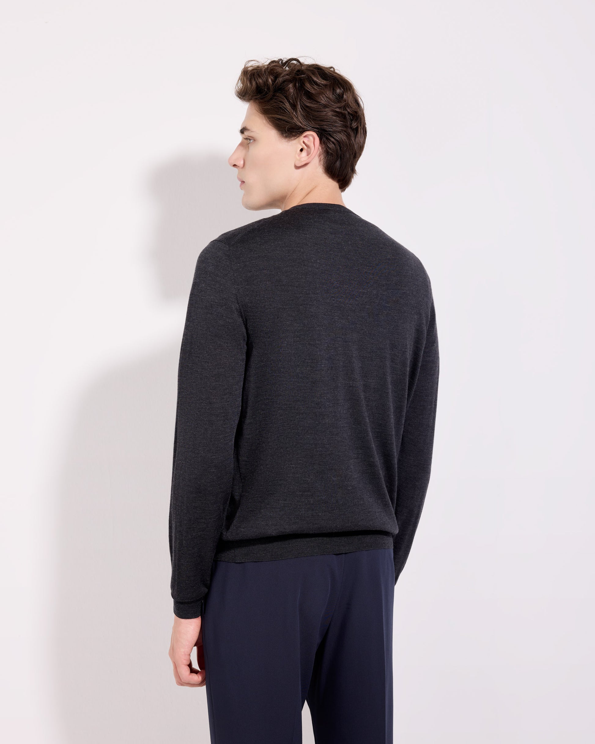 Scollo v royal merino antracite
