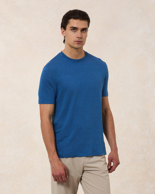 T-Shirt In Lino Comfort