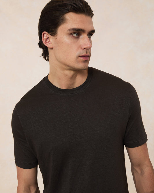 T-Shirt In Lino Comfort