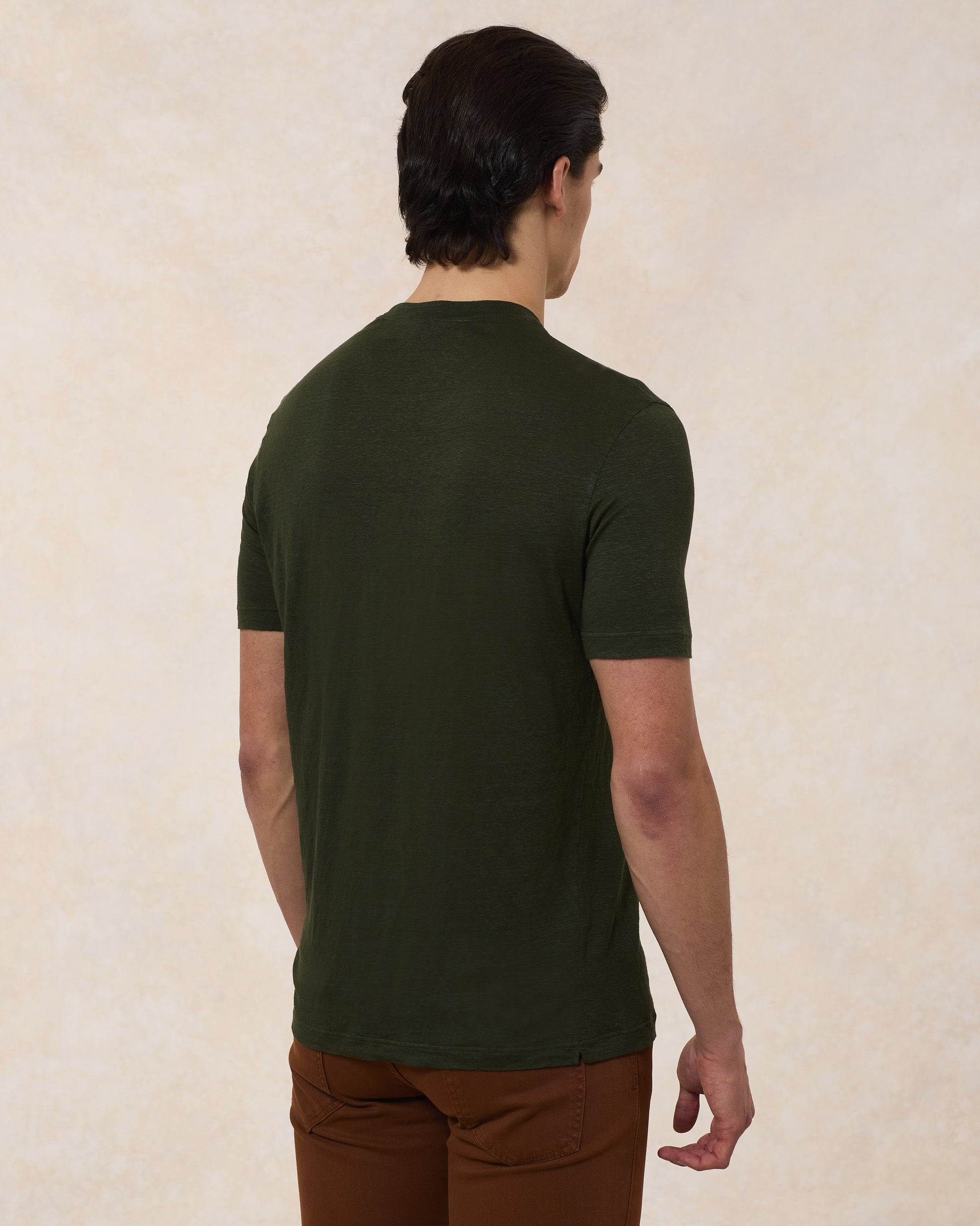 T-Shirt In Lino Comfort