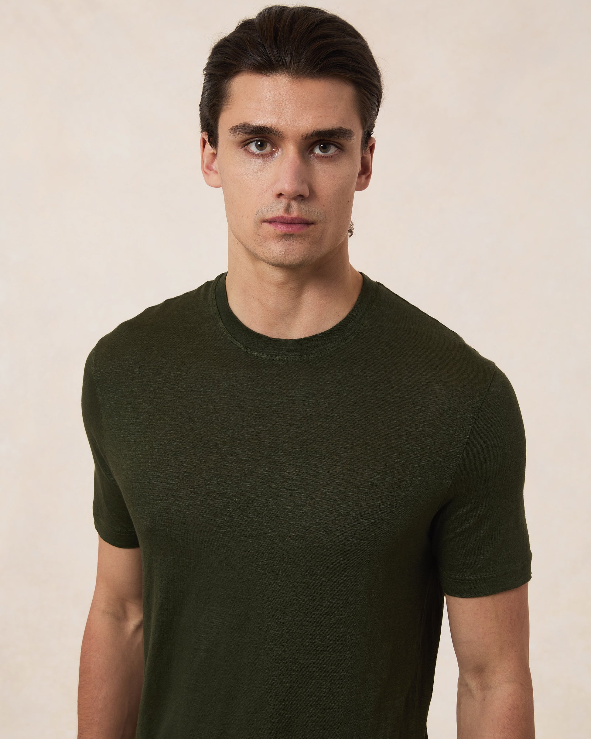 T-Shirt In Lino Comfort