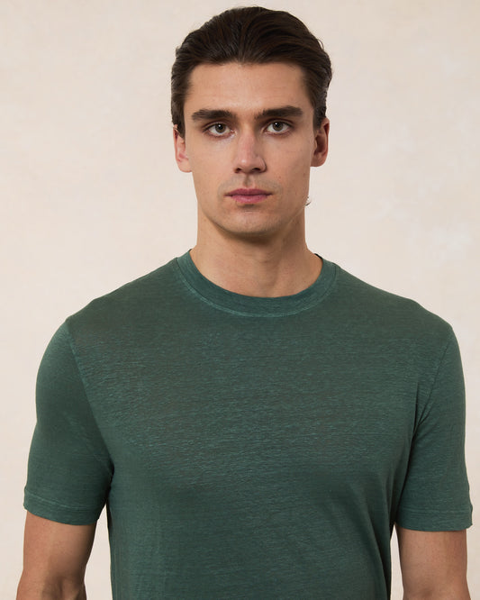 T-Shirt In Lino Comfort