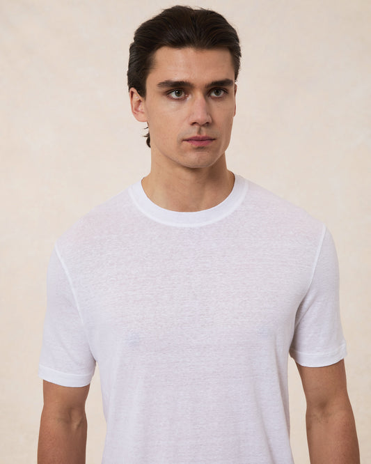 T-Shirt In Lino Comfort